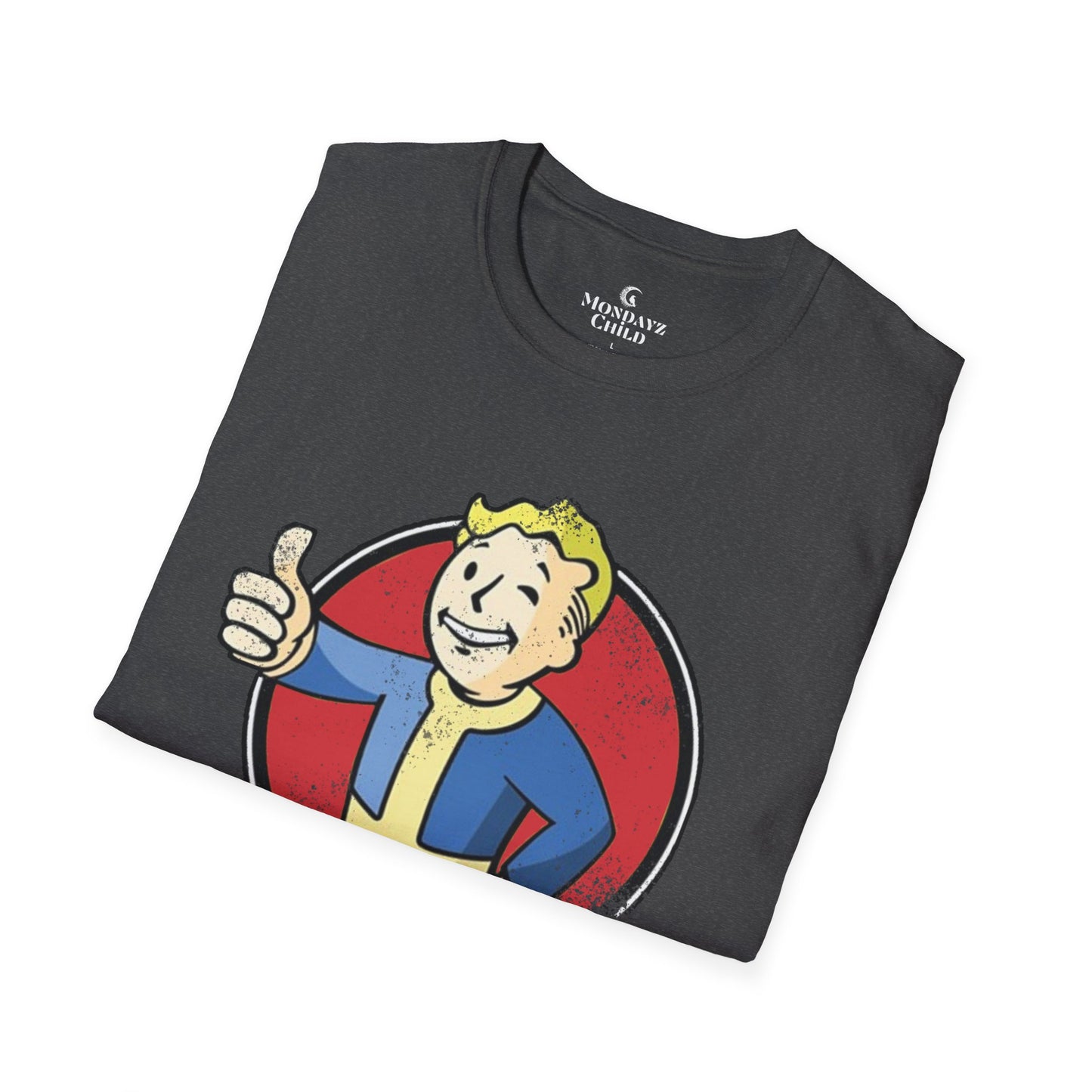Fallout Distressed Vault Boy Unisex T-Shirt - up to 5X
