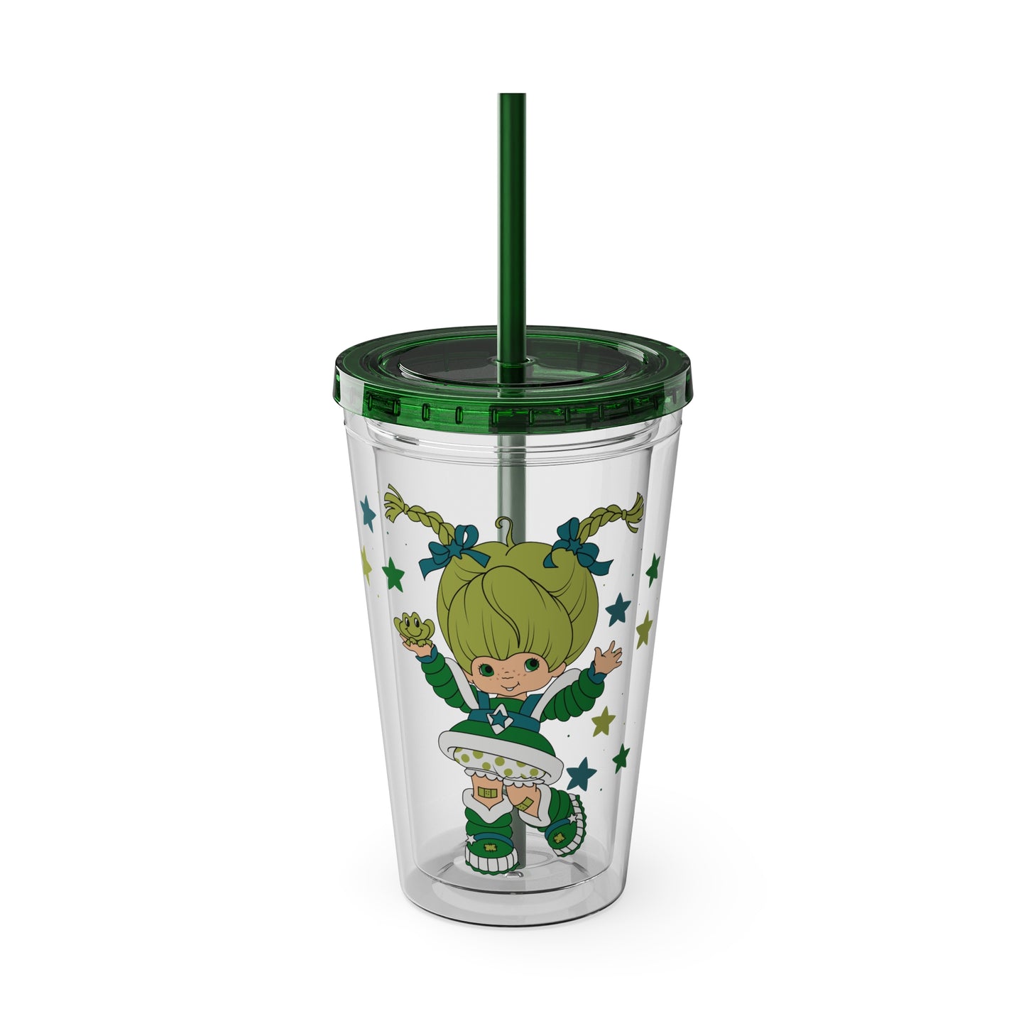 Rainbow Brite 16oz Acrylic Tumbler featuring Patty O’Green