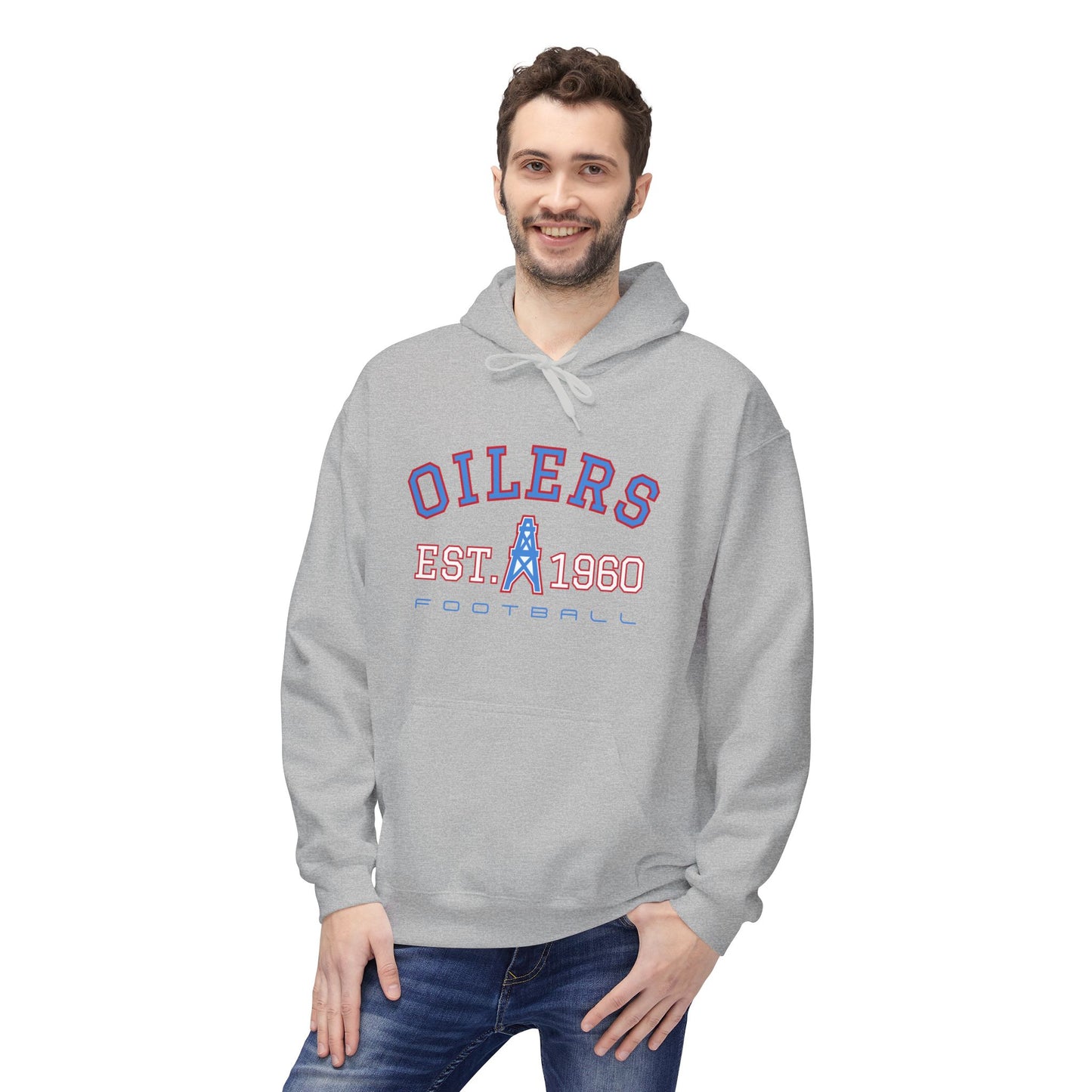 IMPROVED! Houston Oilers 'Est 1960' Unisex Hoodie