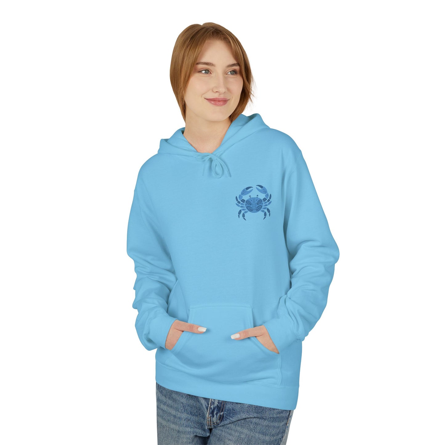 Nice to Sea You Crab Hoodie - Unisex Midweight Fleece