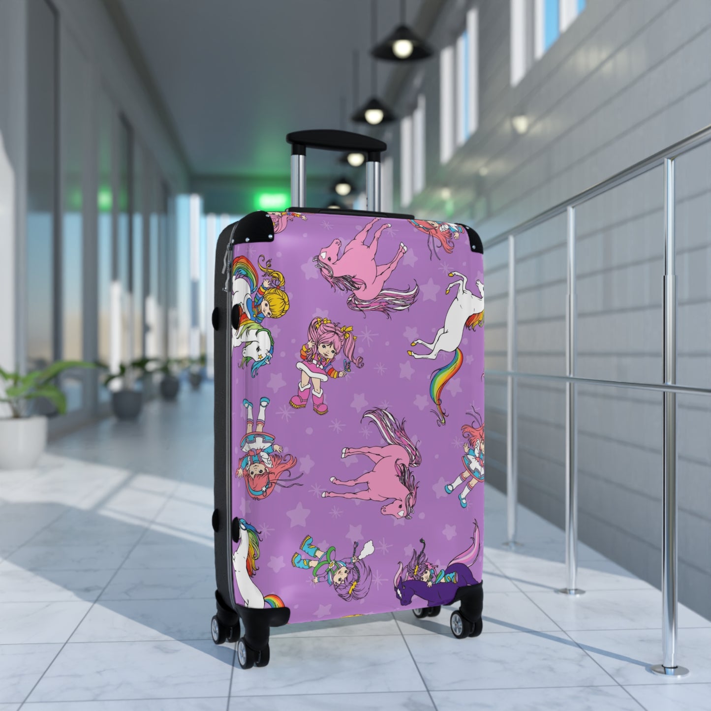 Stormy, Moonglow, Tickled Pink Rolling Luggage
