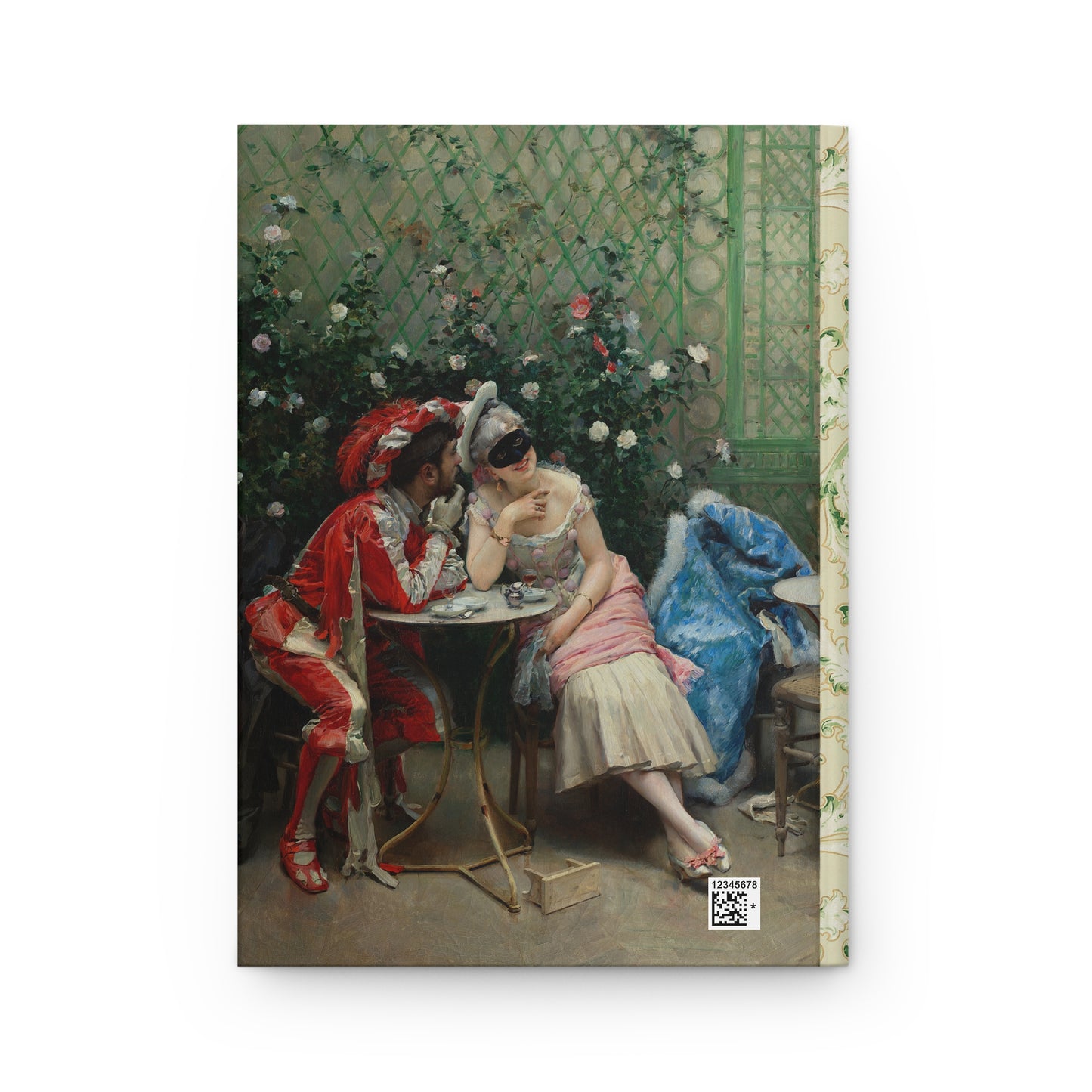 Vintage Masquerade Lined Hardcover Journal