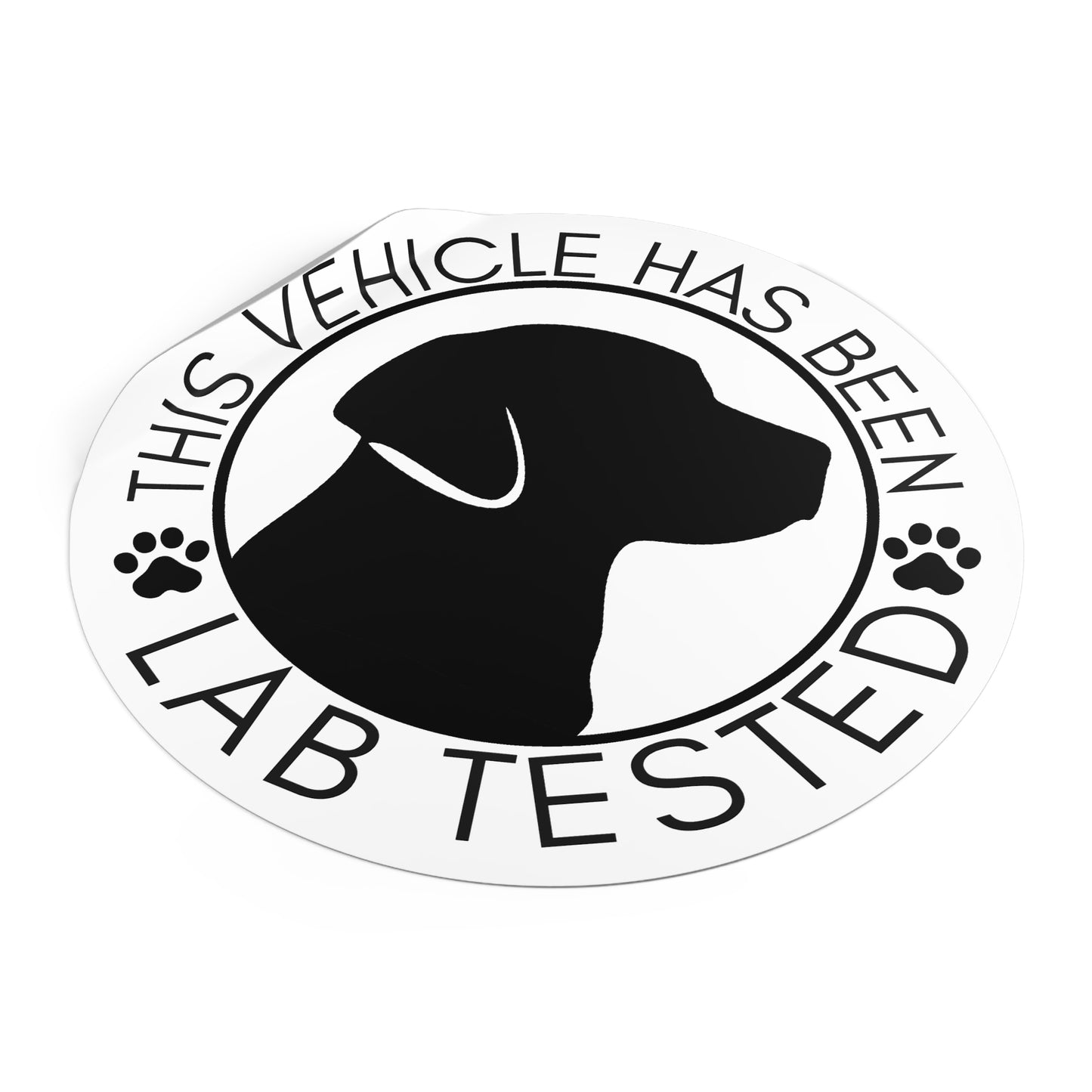 Lab Tested Vinyl Stickers - Car Decal