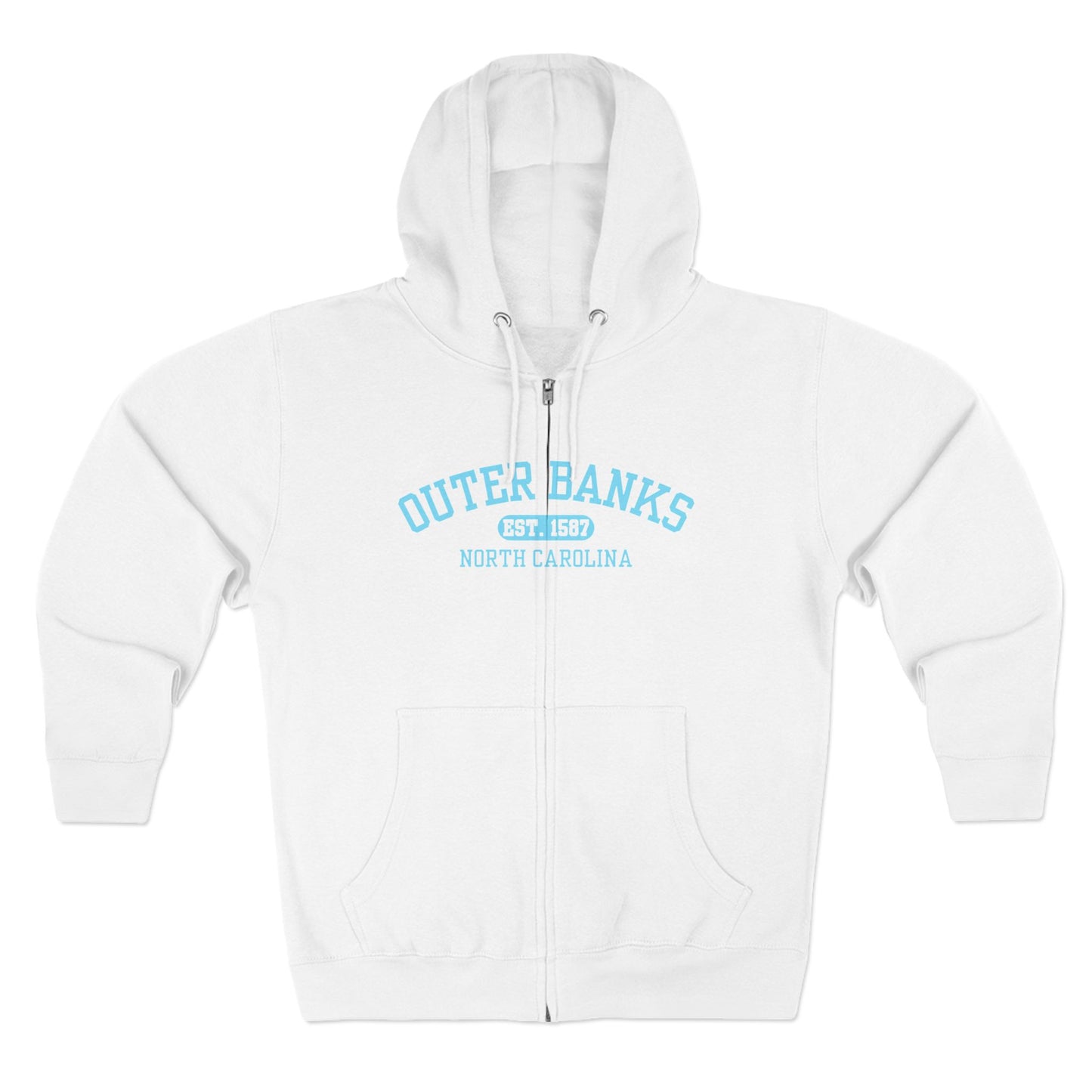 Unisex Zip Hoodie - Outer Banks Est. 1967