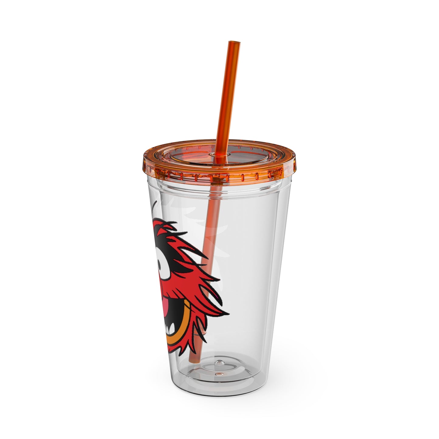 The Muppets 16oz Acrylic Tumbler with Straw — Animal