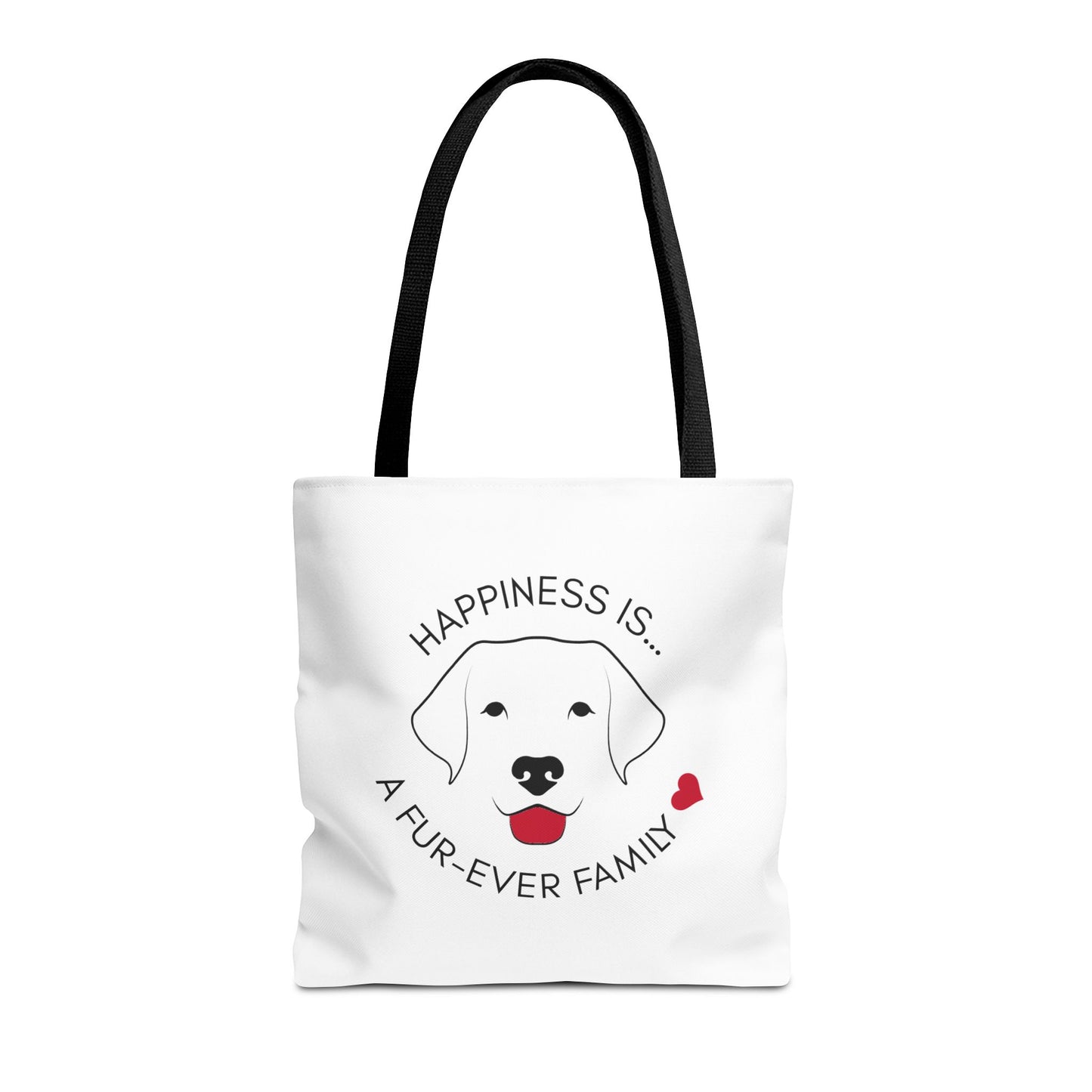 Happiness Is... A Fur-Ever Family Tote Bag