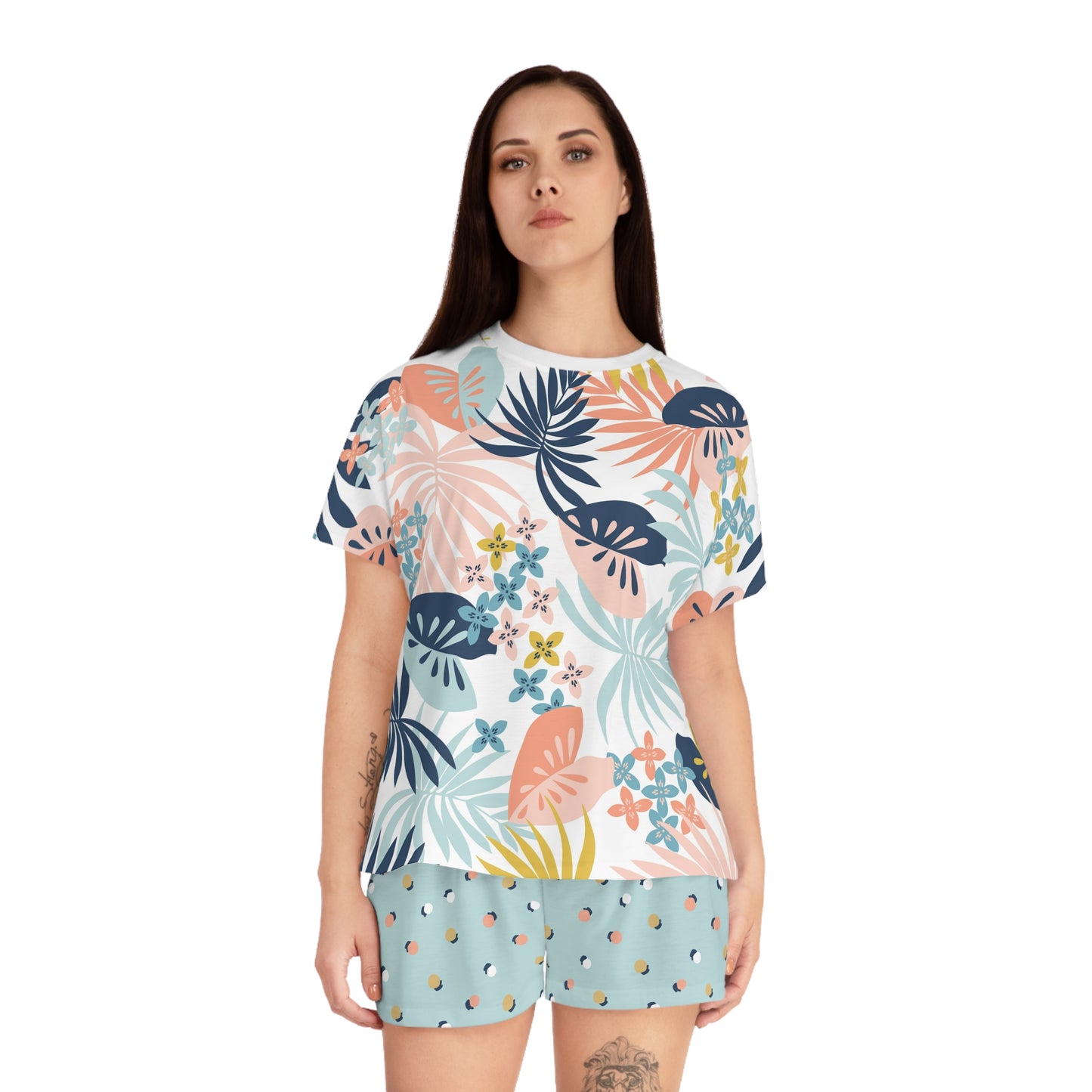 Tropical Women’s Short Pajama Set