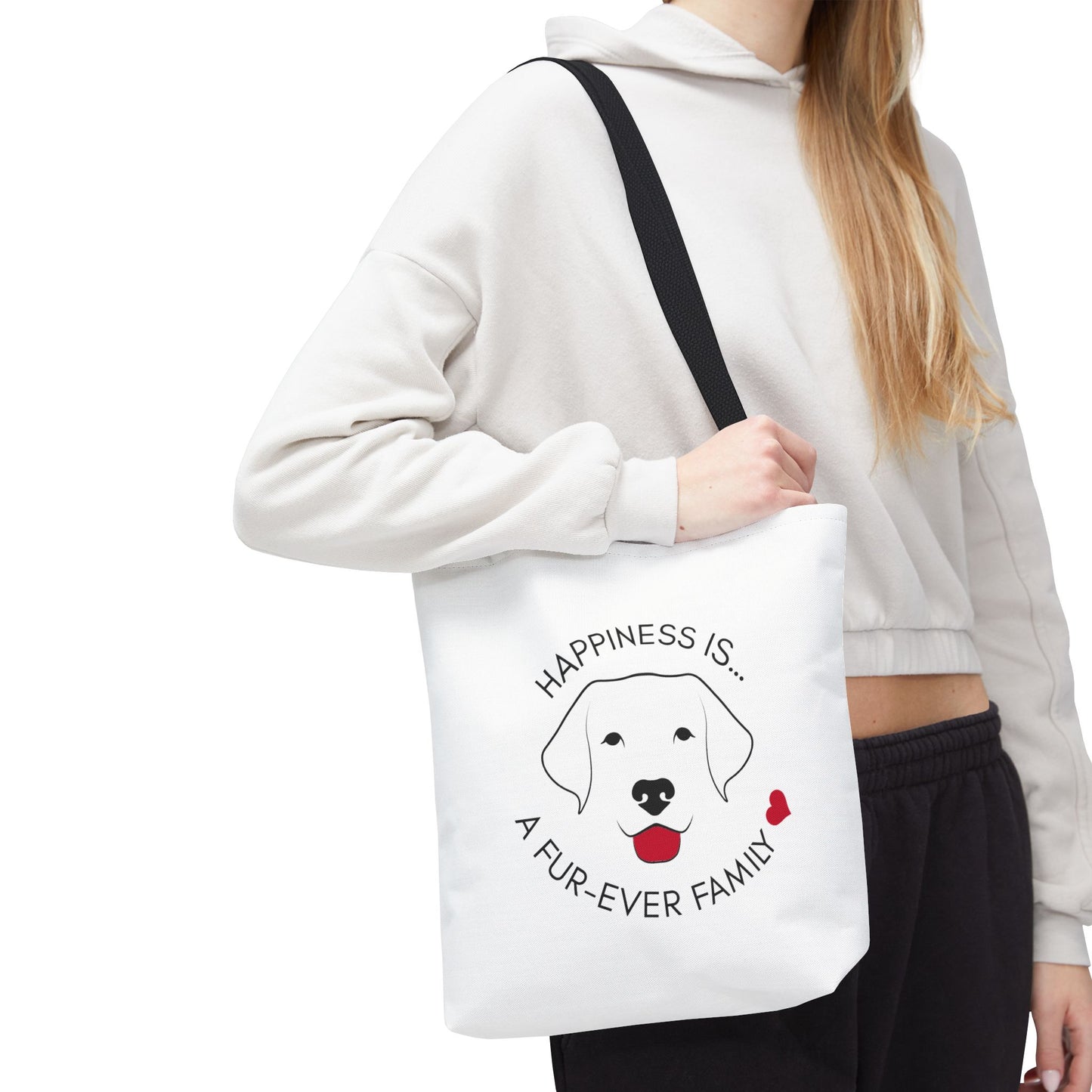 Happiness Is... A Fur-Ever Family Tote Bag
