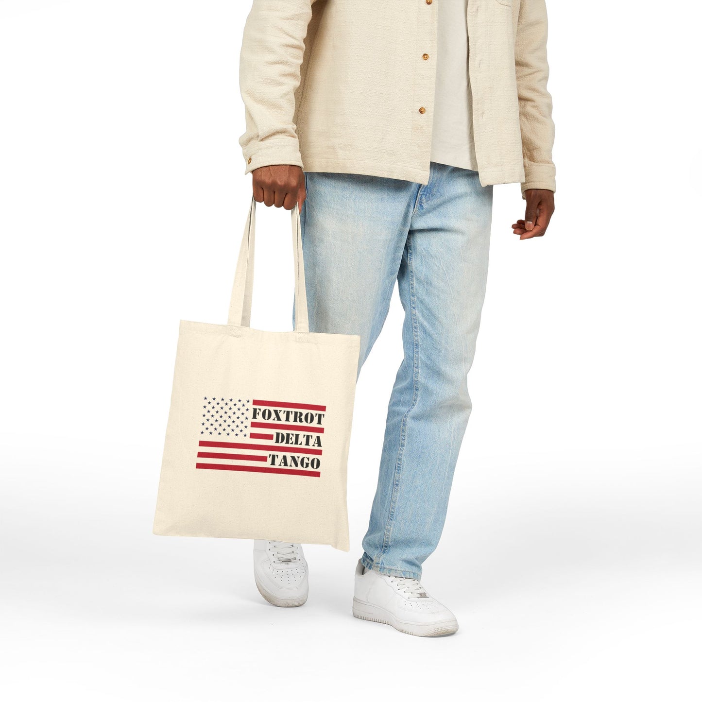 Canvas Tote - FOXTROT-DELTA-TANGO