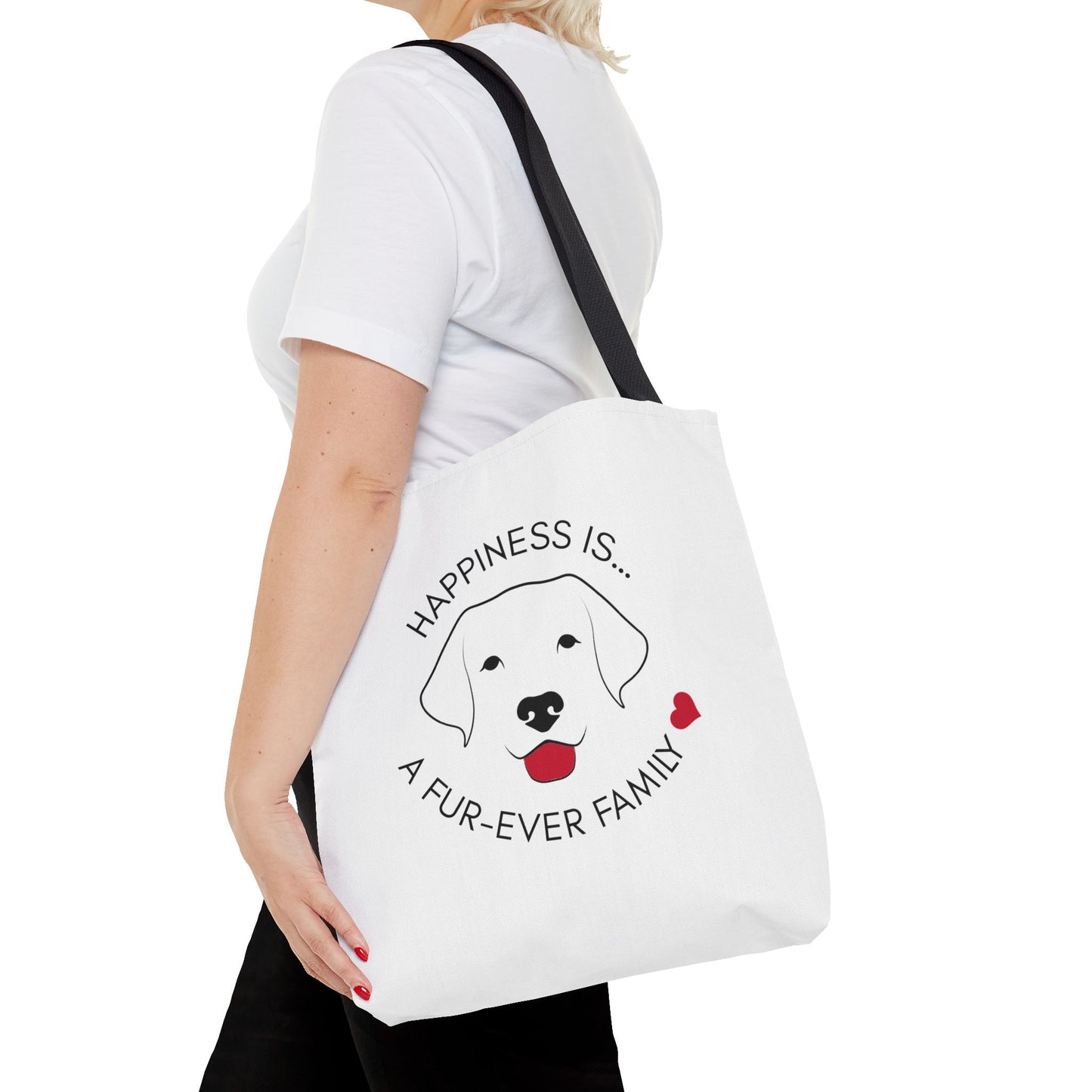 Happiness Is... A Fur-Ever Family Tote Bag