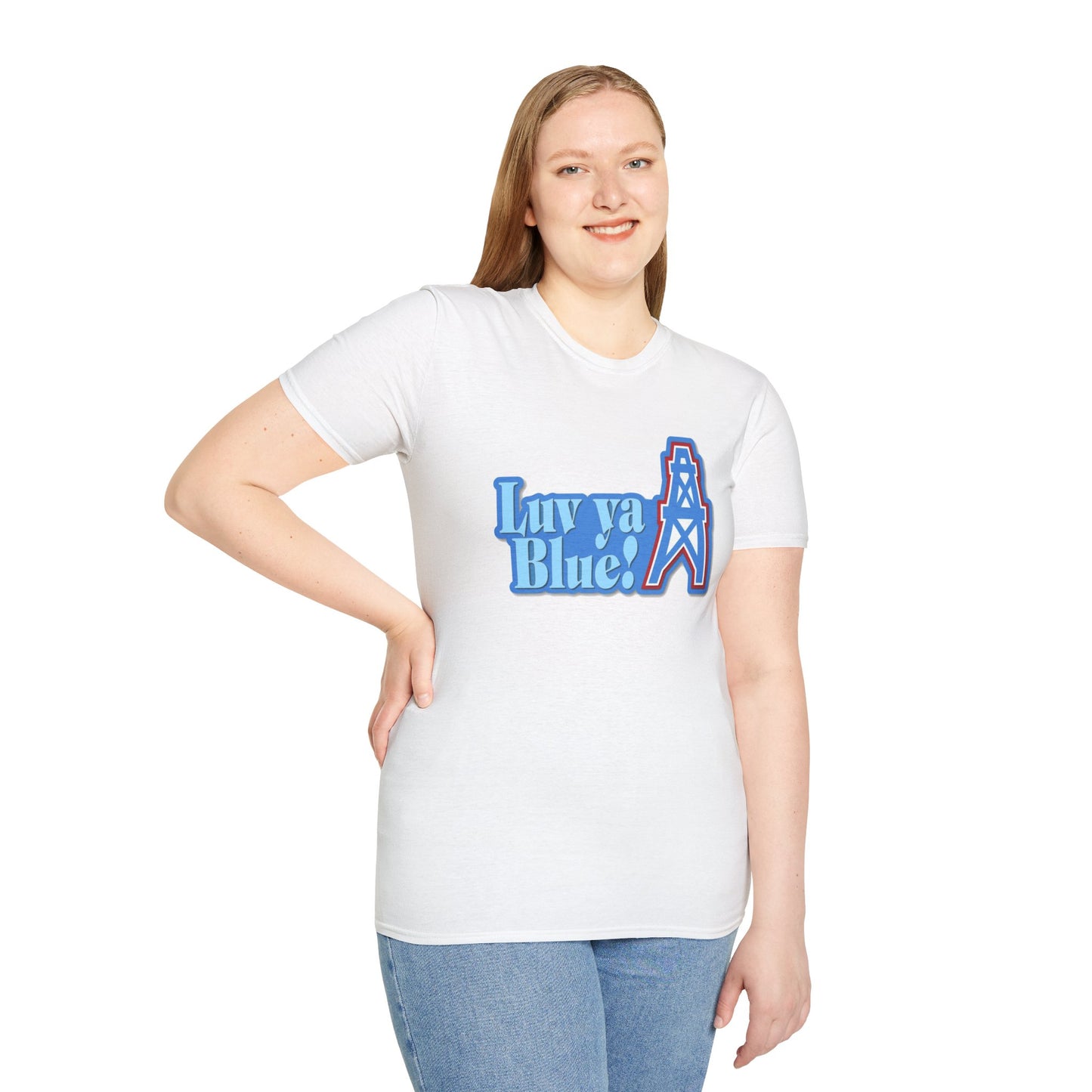 Houston Oilers “Luv Ya Blue” Unisex T-Shirt | Up to 5X