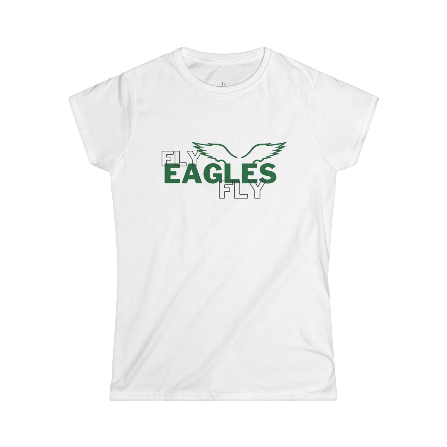 Women’s Fitted Tee - ‘Fly Eagles Fly’
