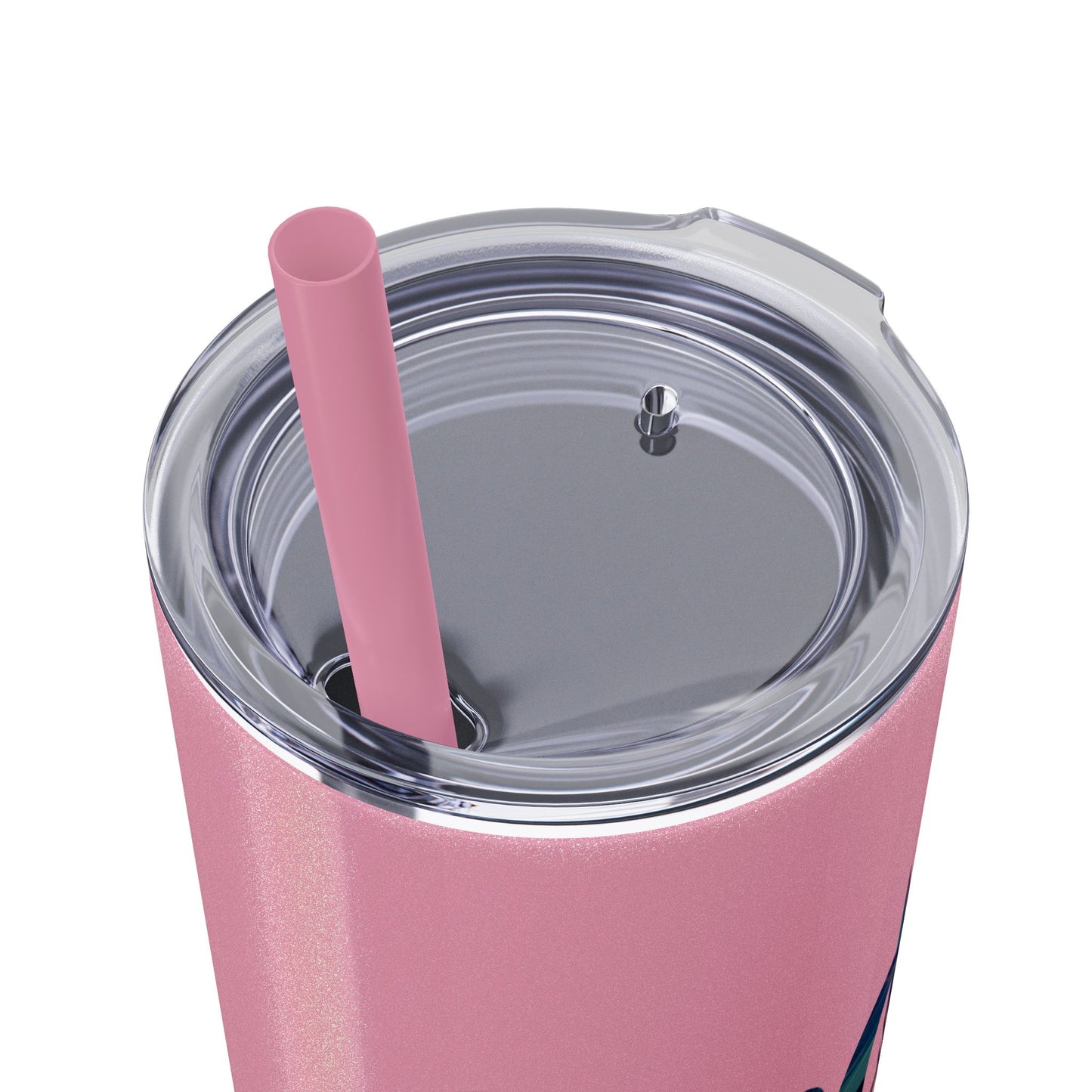 Seas the Day Skinny Tumbler with Straw - 20oz Travel Cup