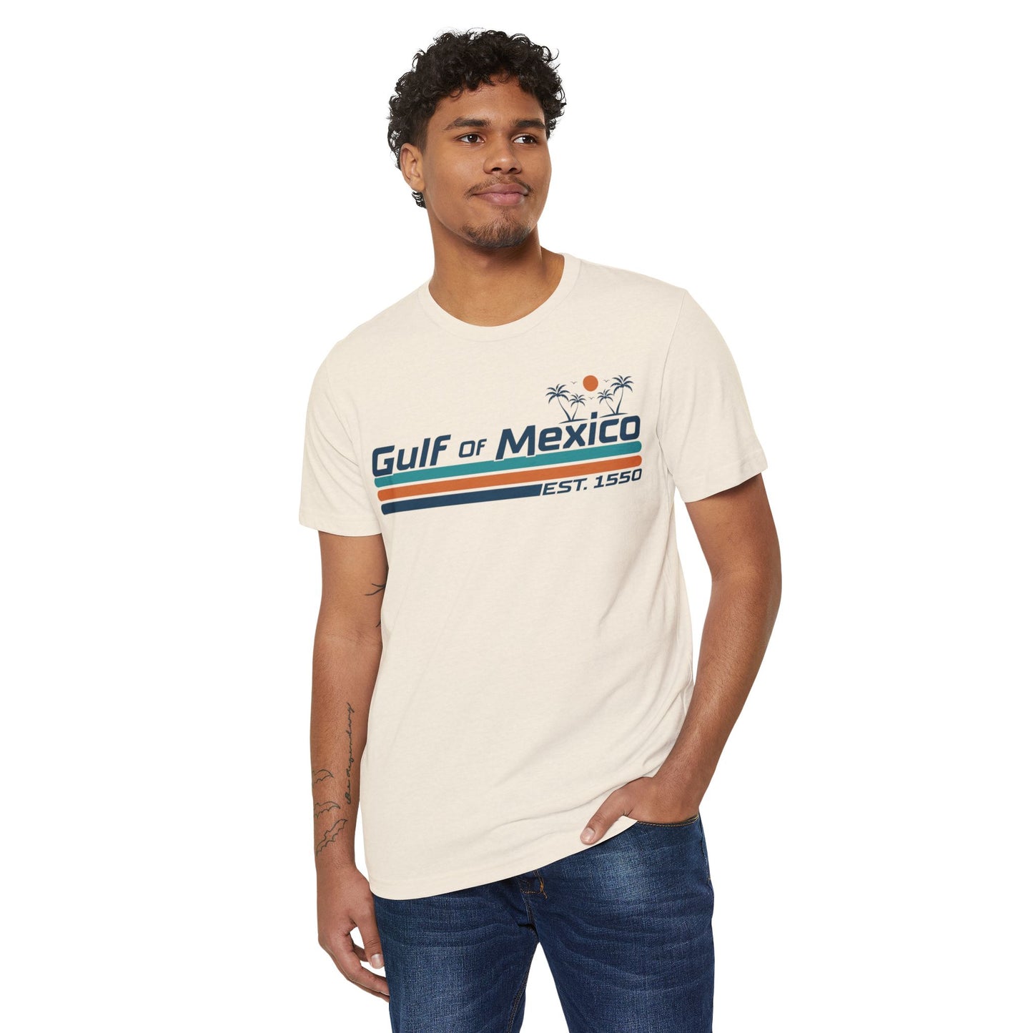 Eco-Friendly Unisex Tee - Vintage GULF OF MEXICO