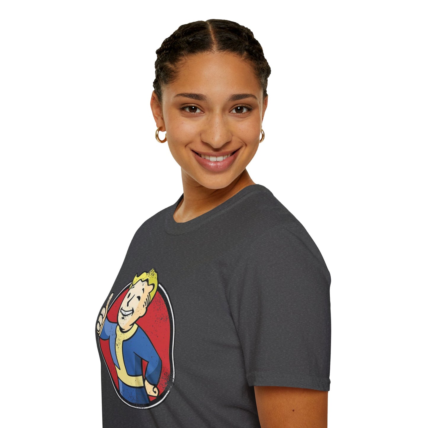 Fallout Distressed Vault Boy Unisex T-Shirt - up to 5X
