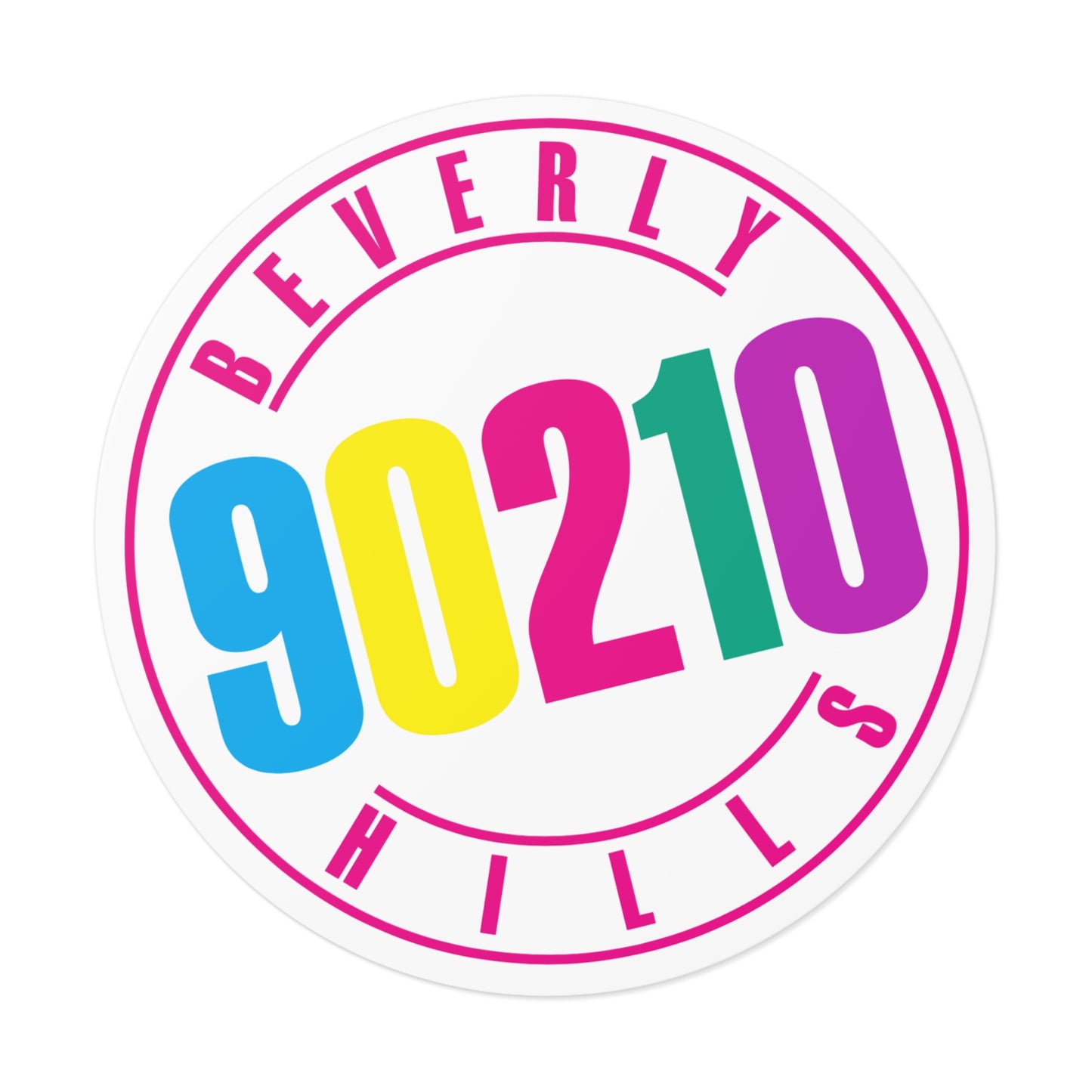 Beverly Hills 90210 Vinyl Stickers