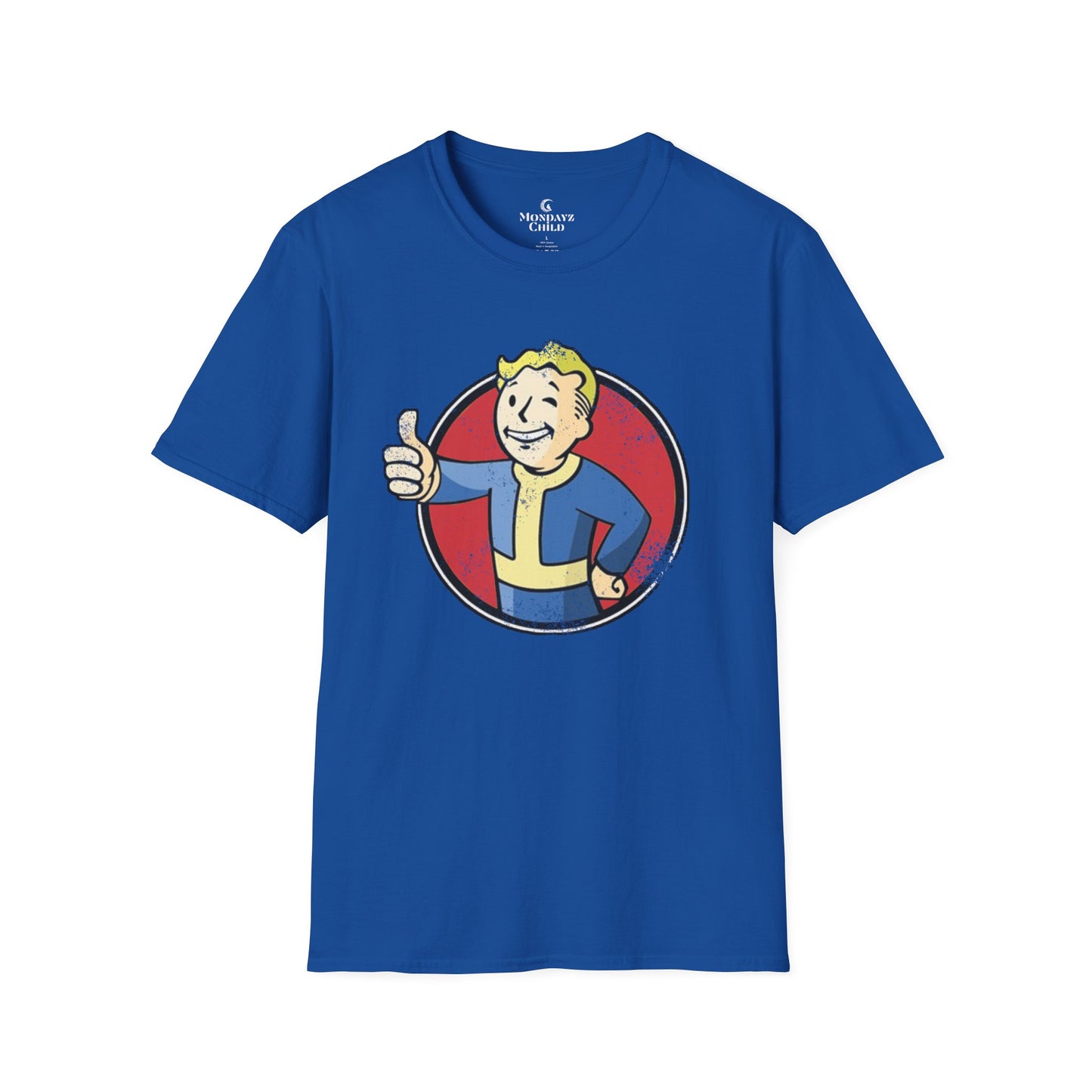 Fallout Distressed Vault Boy Unisex T-Shirt - up to 5X