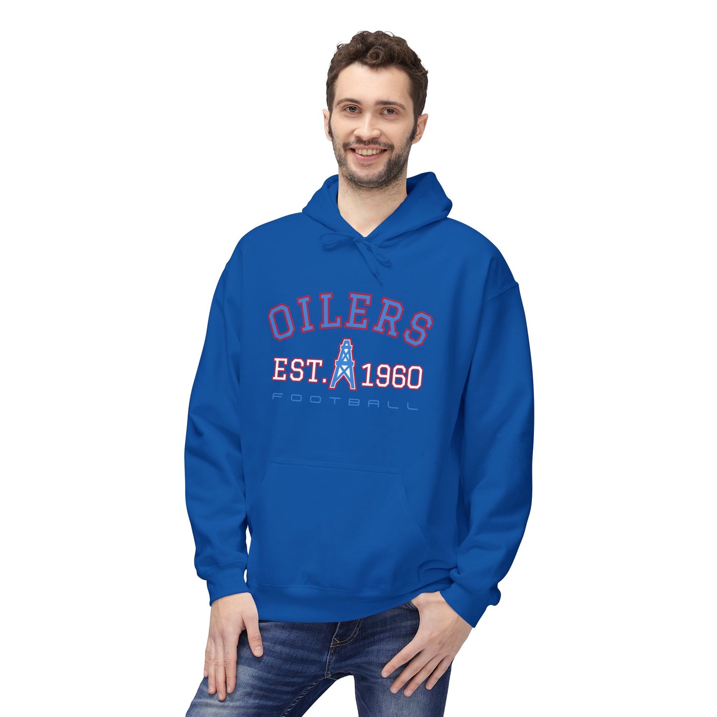IMPROVED! Houston Oilers 'Est 1960' Unisex Hoodie