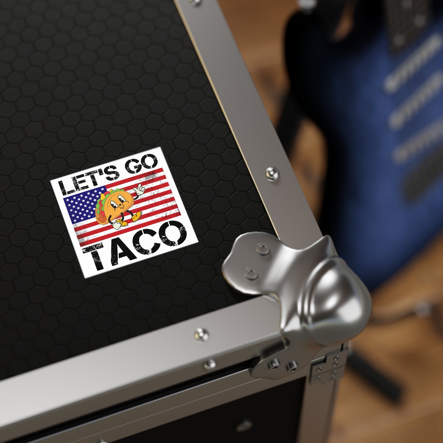 Let’s Go Taco Anti-Trump Square Stickers, Indoor/Outdoor