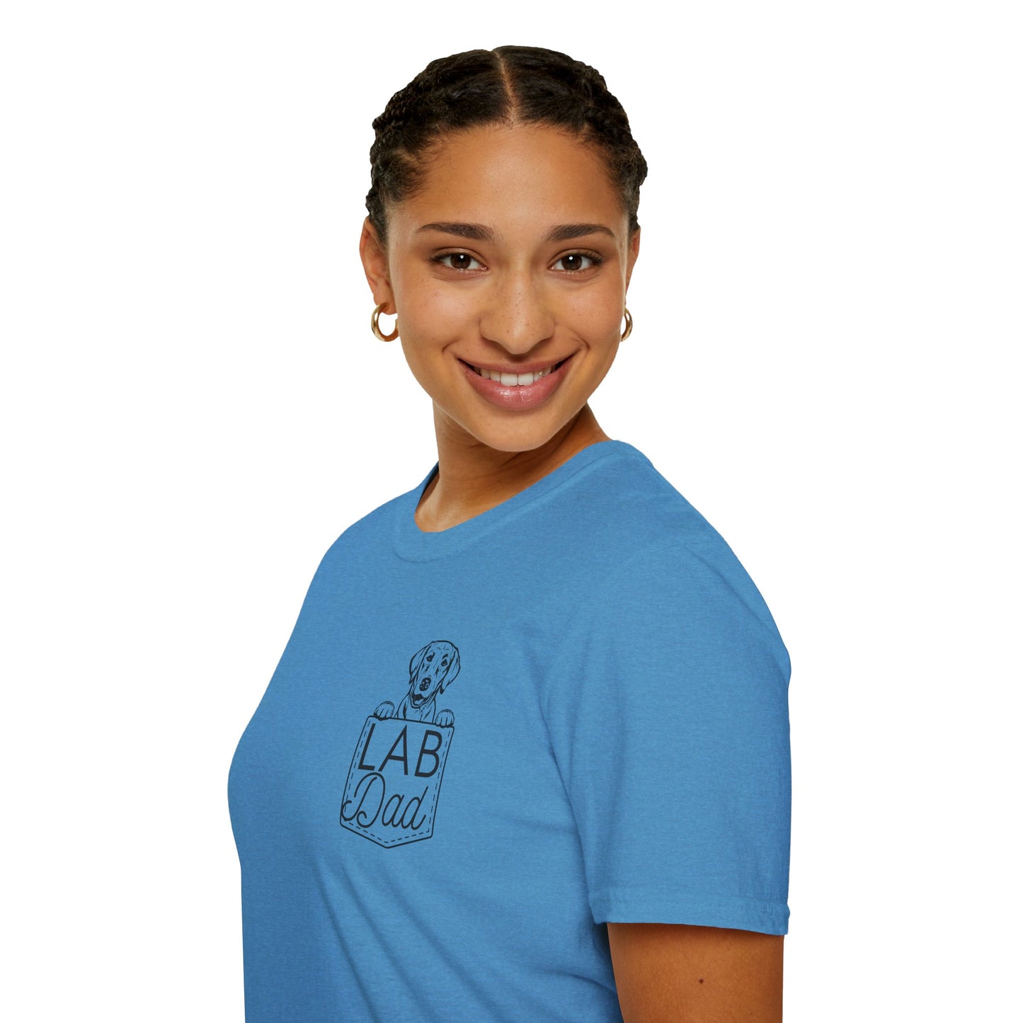 Lab Dad Faux Pocket T-Shirt