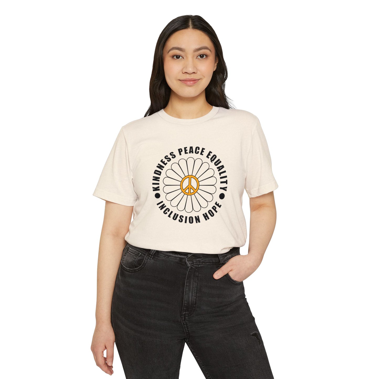 Eco-Friendly Unisex Tee - Kindness & Peace