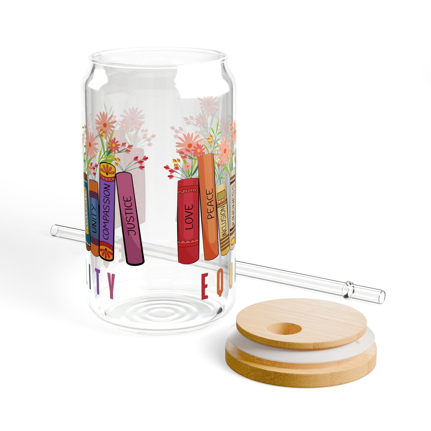 Sipper Glass - Equality & Love, 16oz