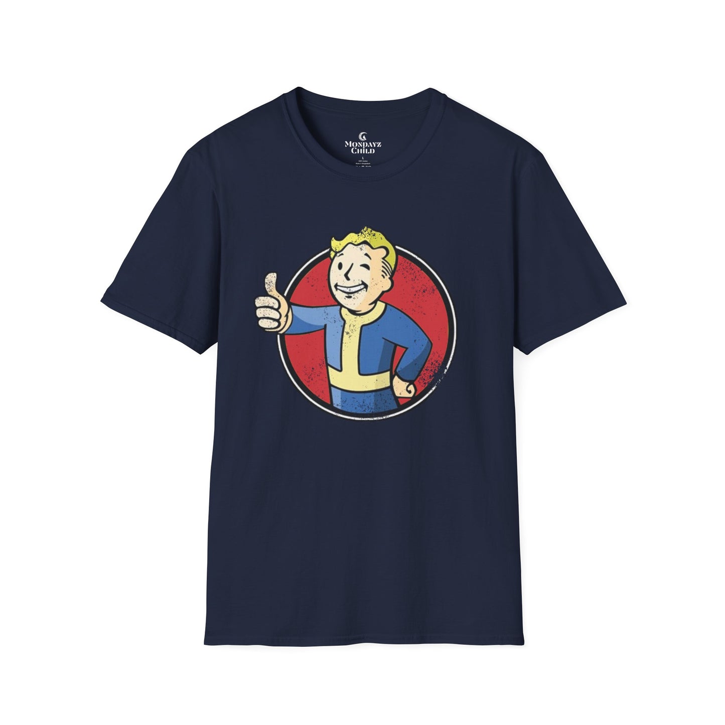 Fallout Distressed Vault Boy Unisex T-Shirt - up to 5X