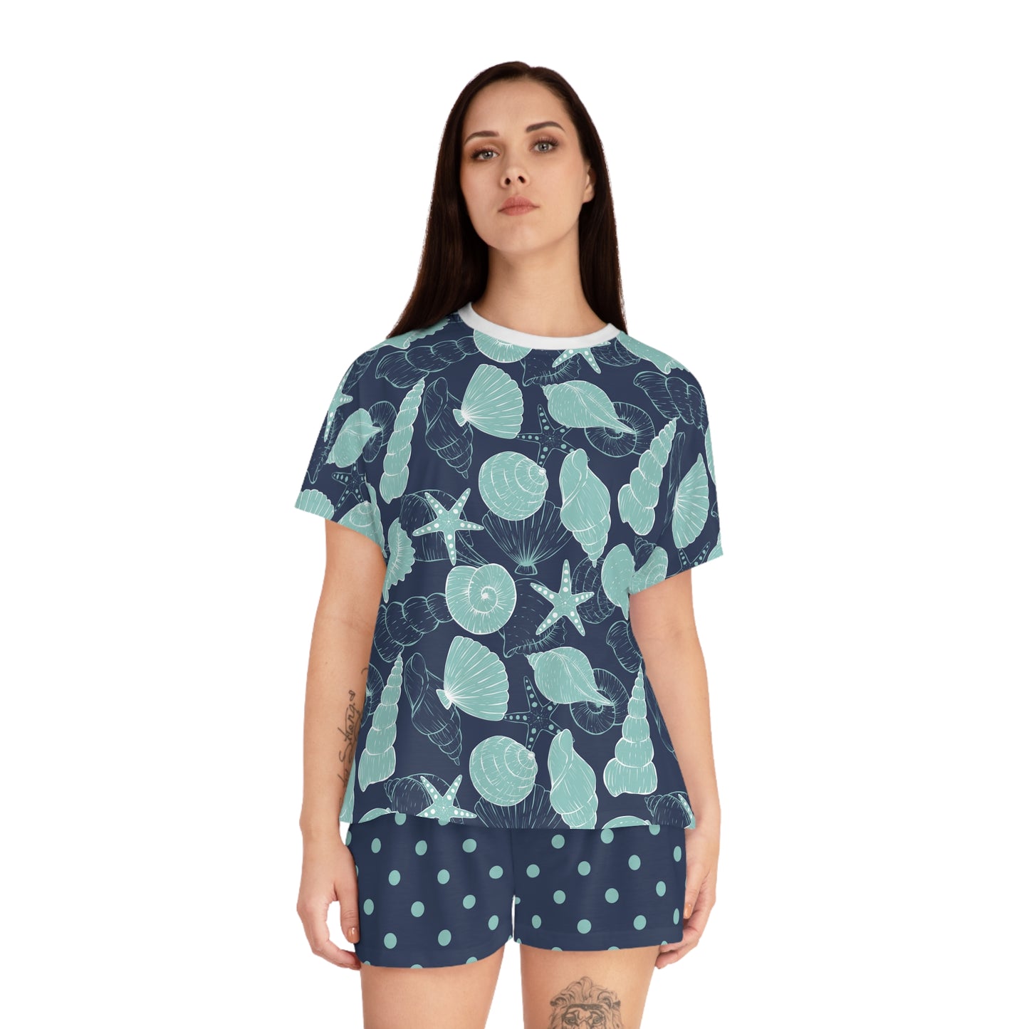 Cozy Nautical Women's Pajama Set
