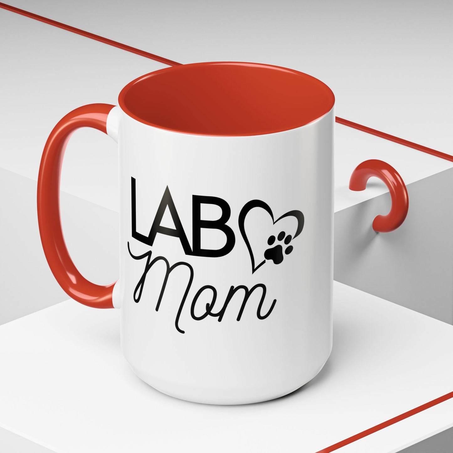 LAB MOM Accent Coffee Mug, 15 oz
