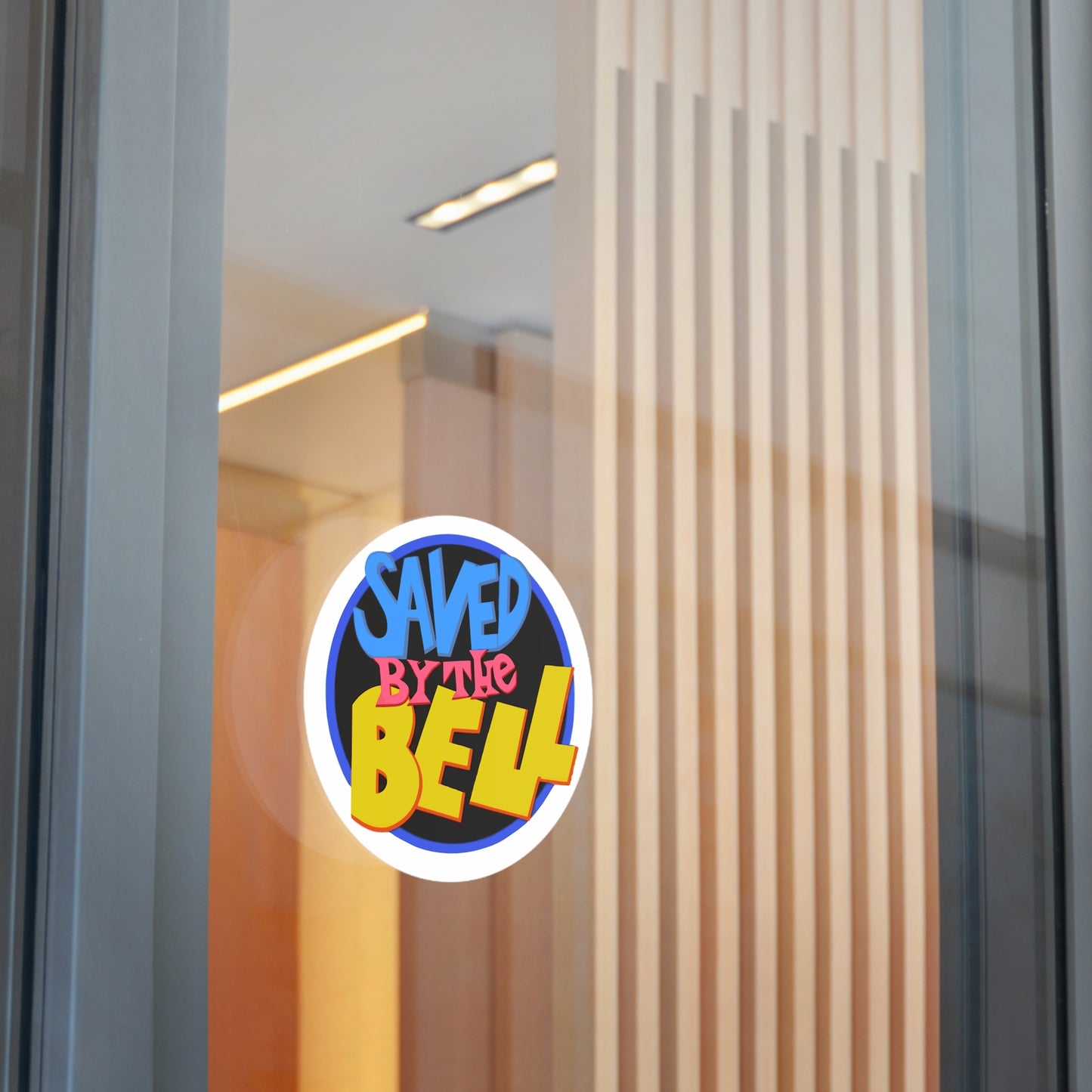 Saved By the Bell Round Vinyl Sticker