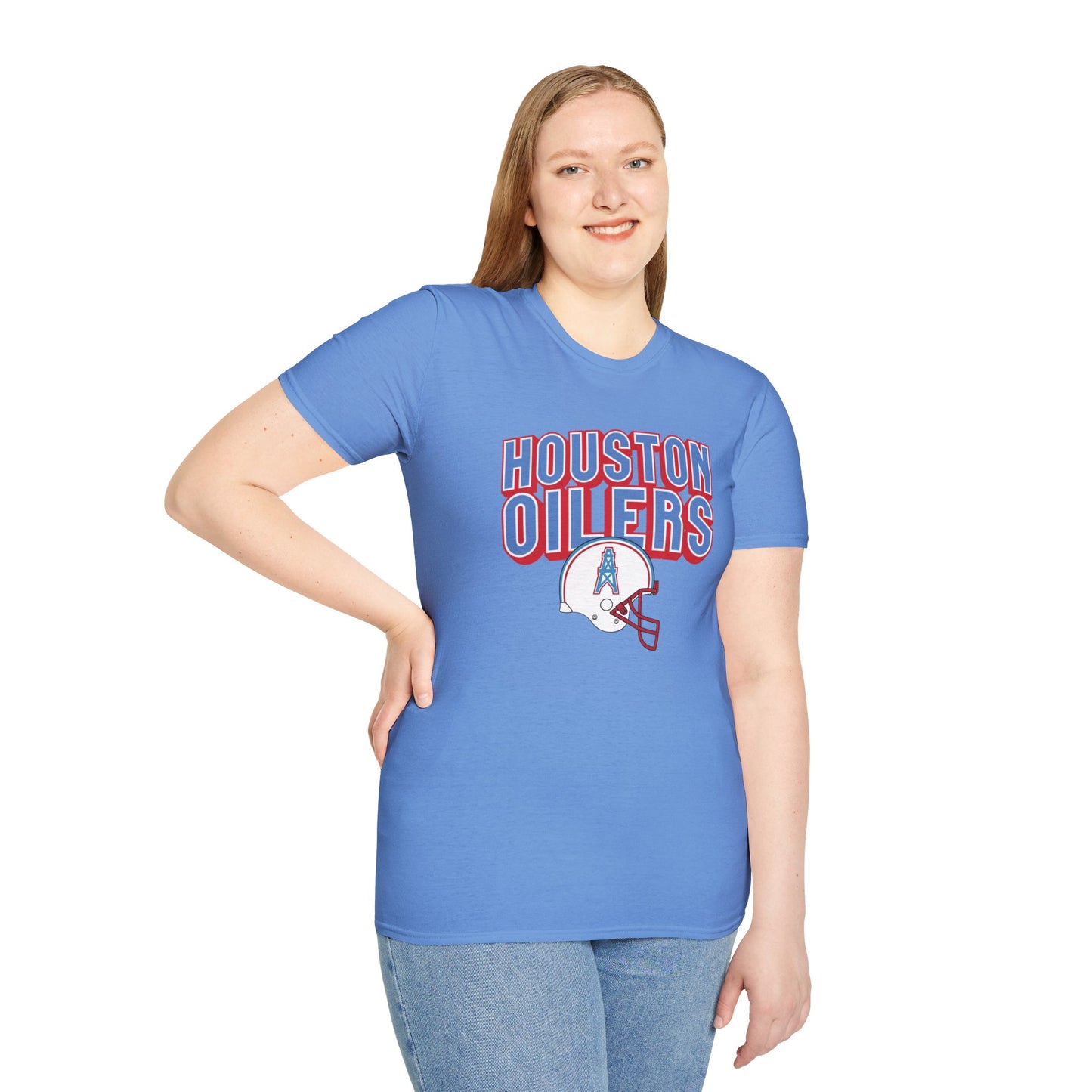 Houston Oilers Retro Helmet Unisex T-Shirt | up to 5X