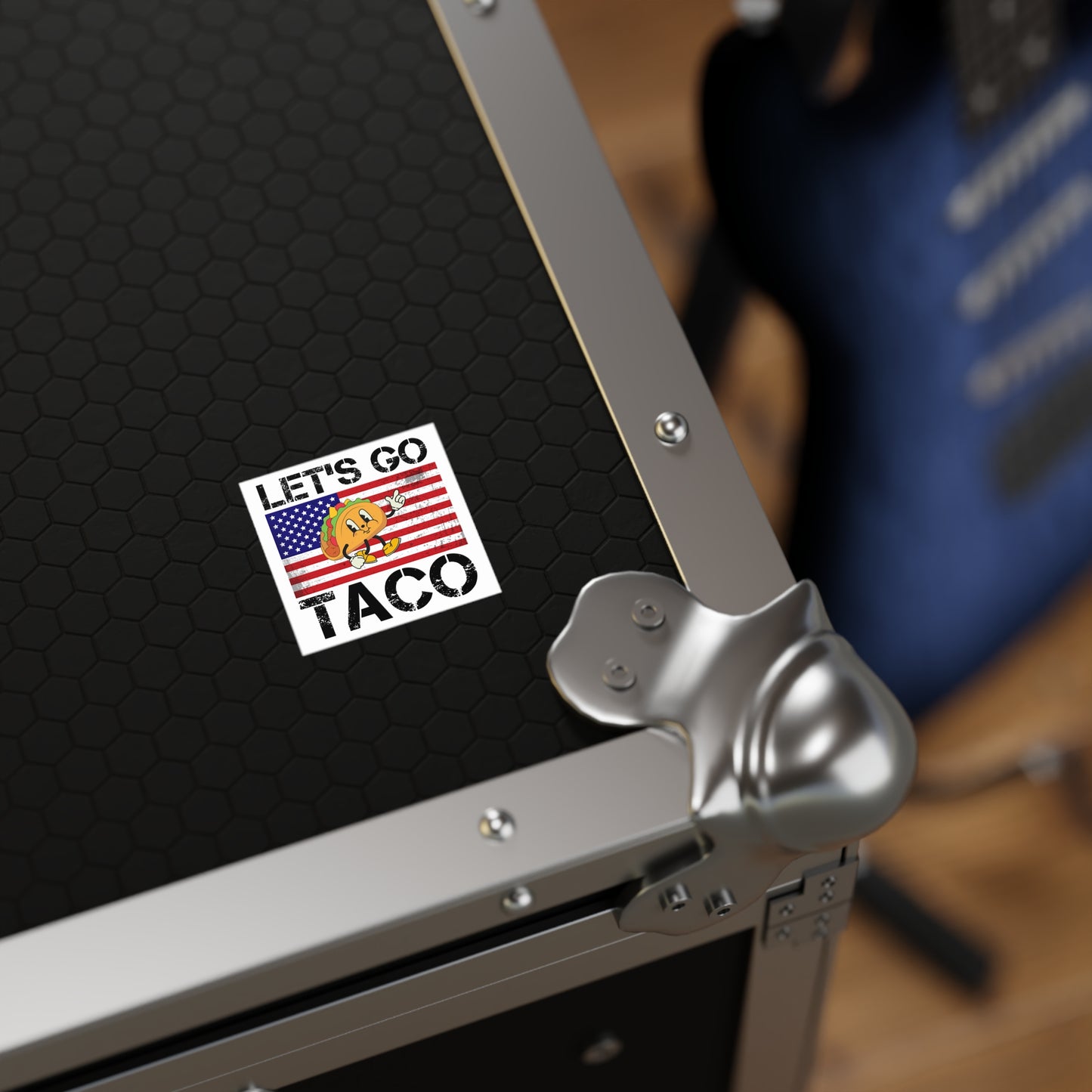 Let’s Go Taco Anti-Trump Square Stickers, Indoor/Outdoor