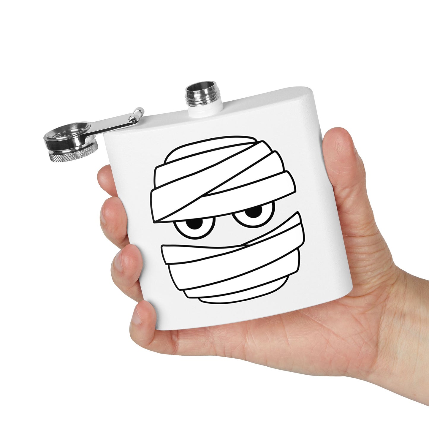 Stainless Steel Flask - Spooky Mummy