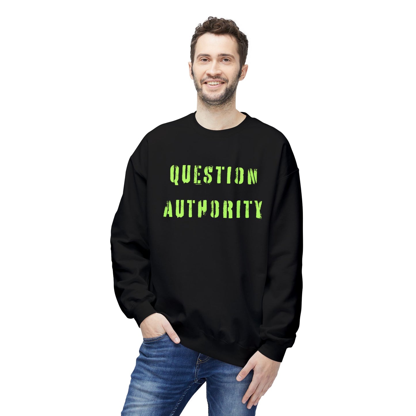 ‘Question Authority’ Unisex Sweatshirt