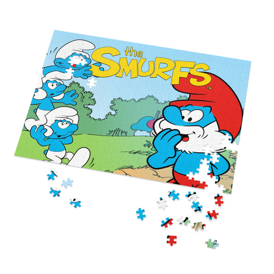 Smurfs Jigsaw Puzzle with Tin