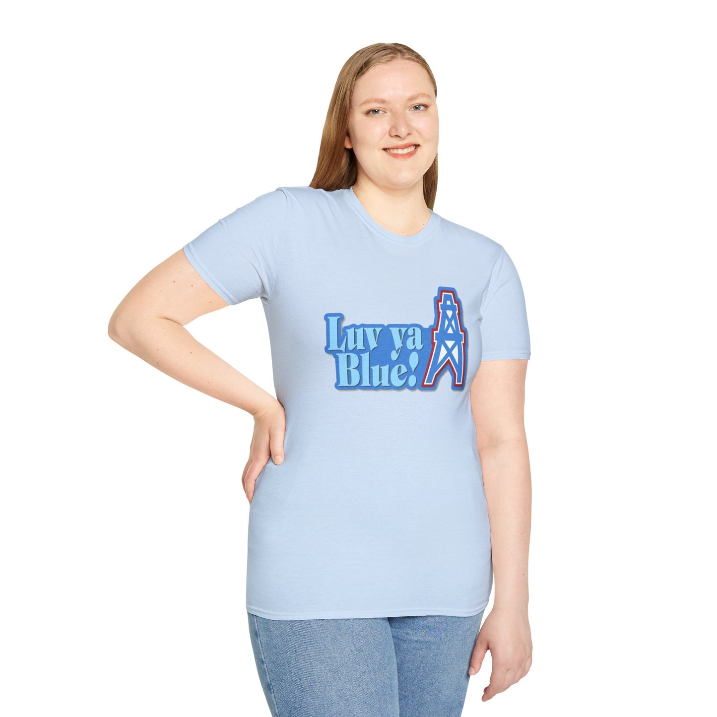 Houston Oilers “Luv Ya Blue” Unisex T-Shirt | Up to 5X