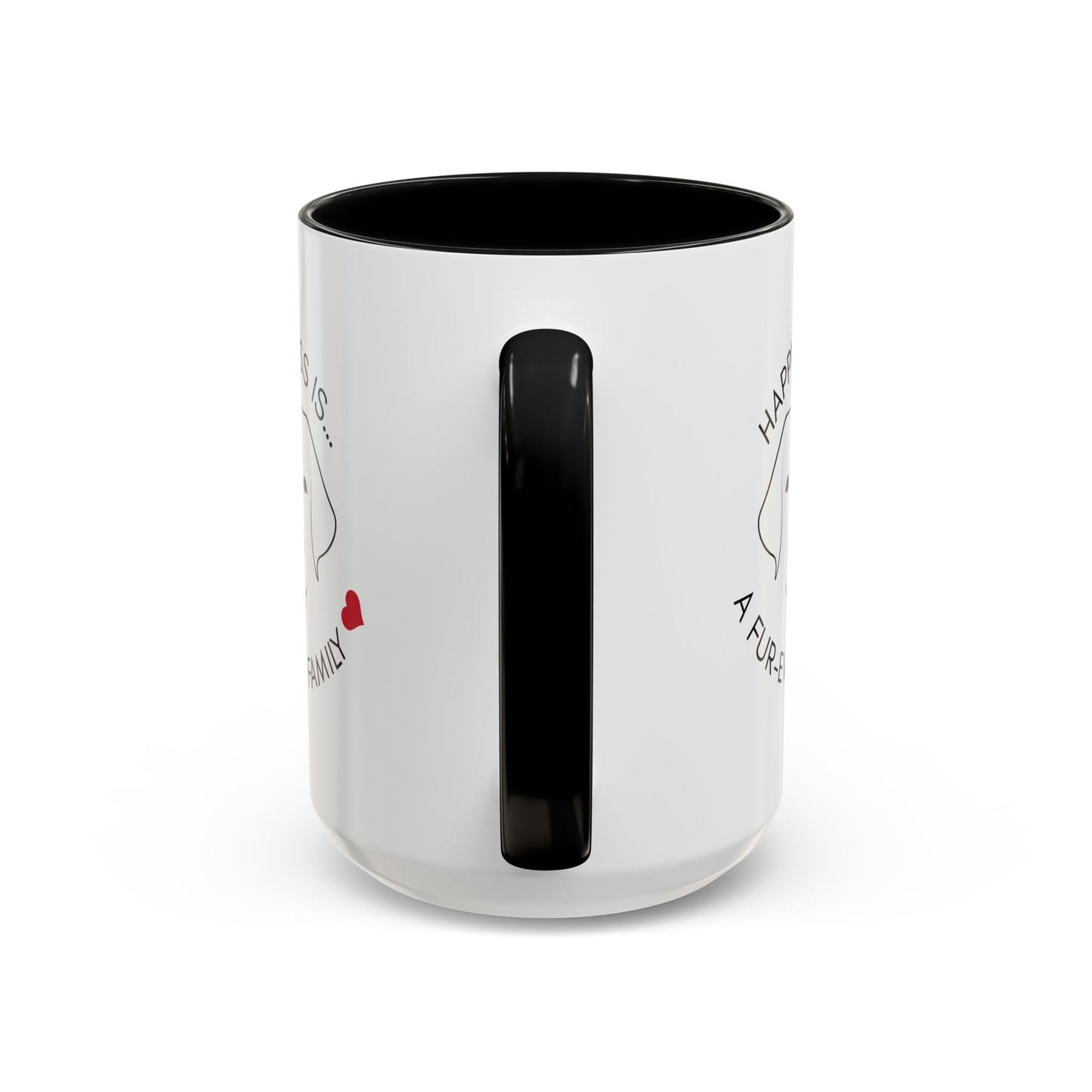 Happiness is a Fur-Ever Family 15oz Coffee Mug