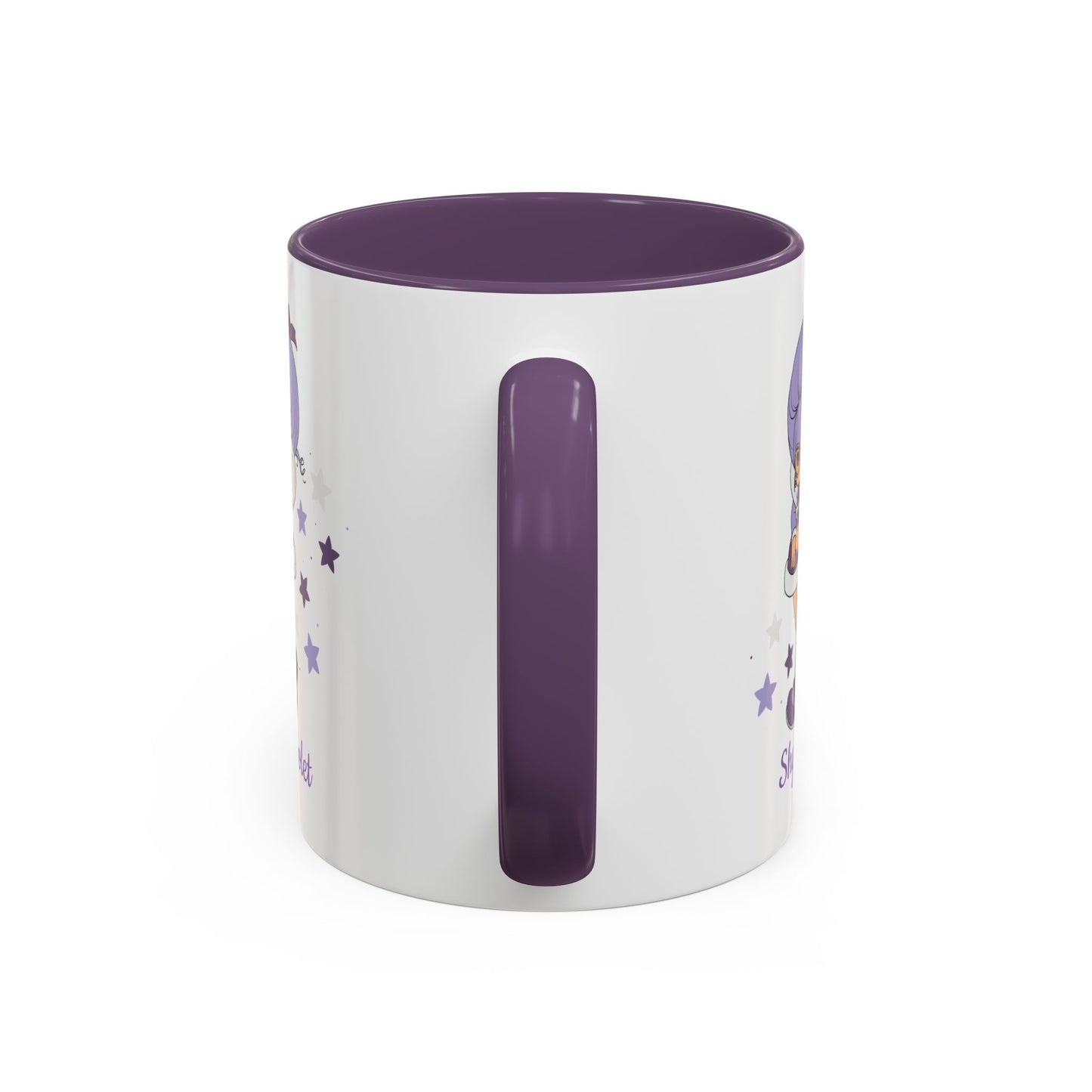 Rainbow Brite Color Kids Ceramic Mug - Shy Violet, 11oz/15oz