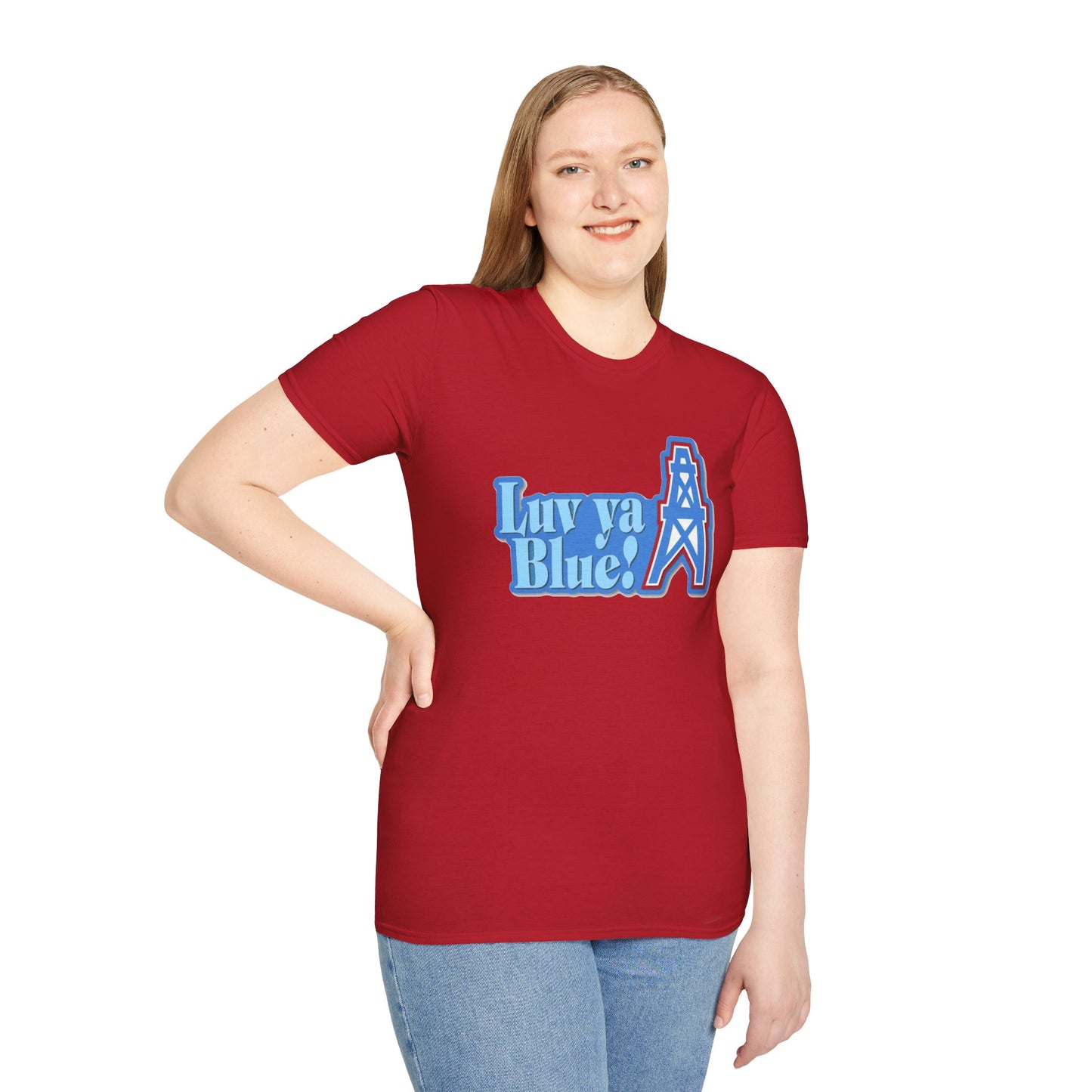 Houston Oilers “Luv Ya Blue” Unisex T-Shirt | Up to 5X