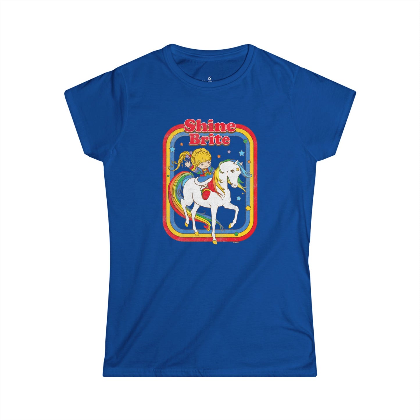 Rainbow Brite - Shine Brite - Women's Softstyle Tee
