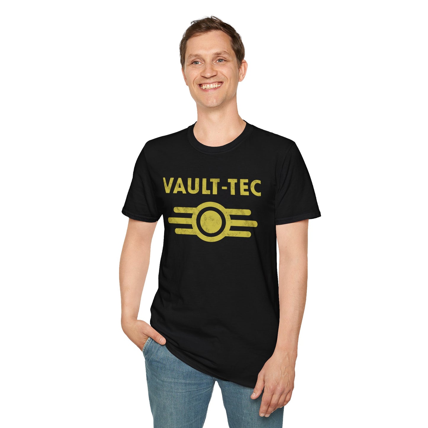 Fallout Distressed Vault-Tec logo Unisex T-Shirt
