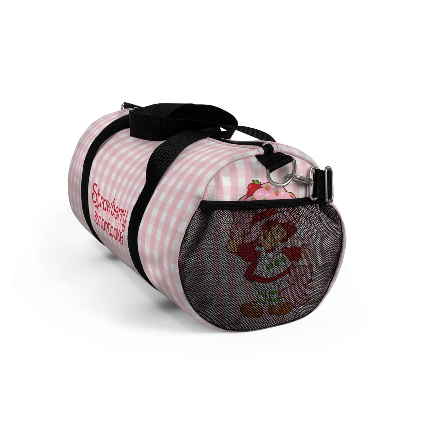 Strawberry Shortcake Gingham Duffel Bag