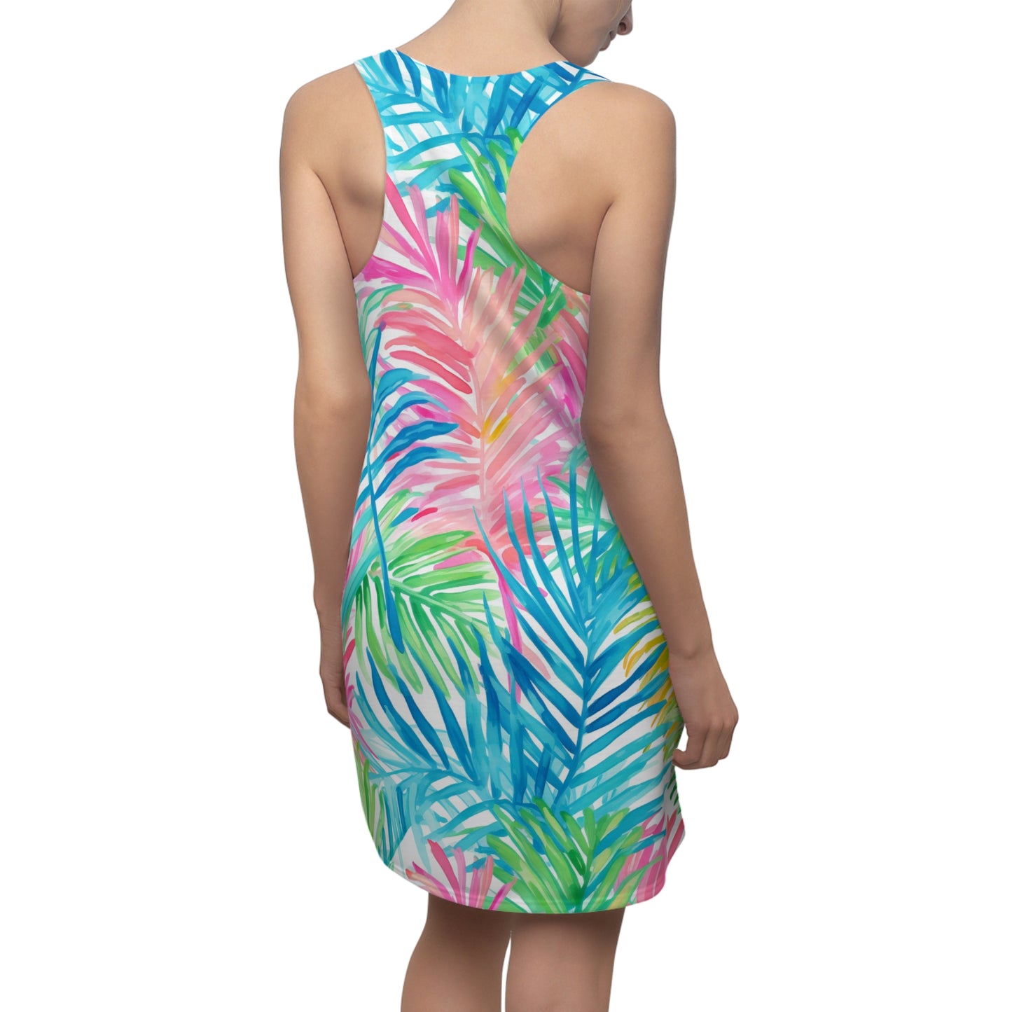 Tropical Floral Racerback Dress
