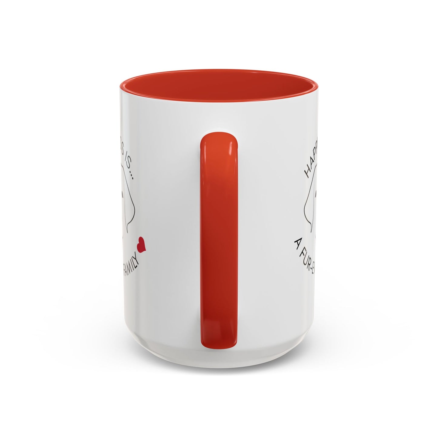 Happiness is a Fur-Ever Family 15oz Coffee Mug