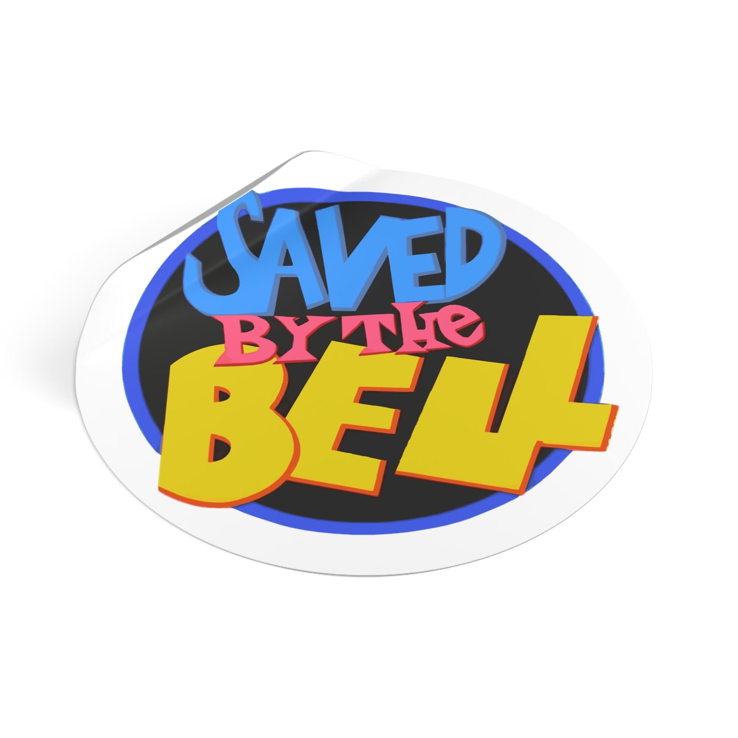 Saved By the Bell Round Vinyl Sticker