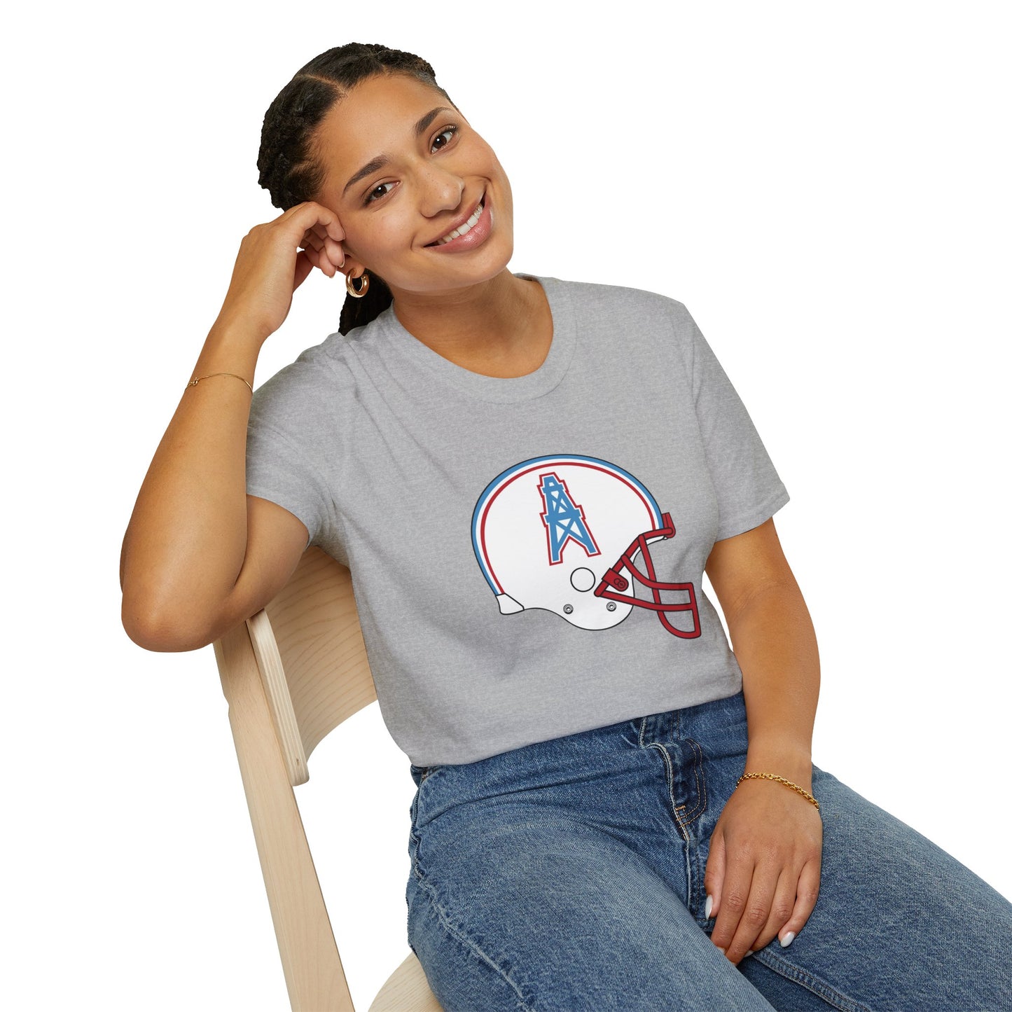 Houston Oilers Retro Helmet Unisex T-Shirt | Up to 5X