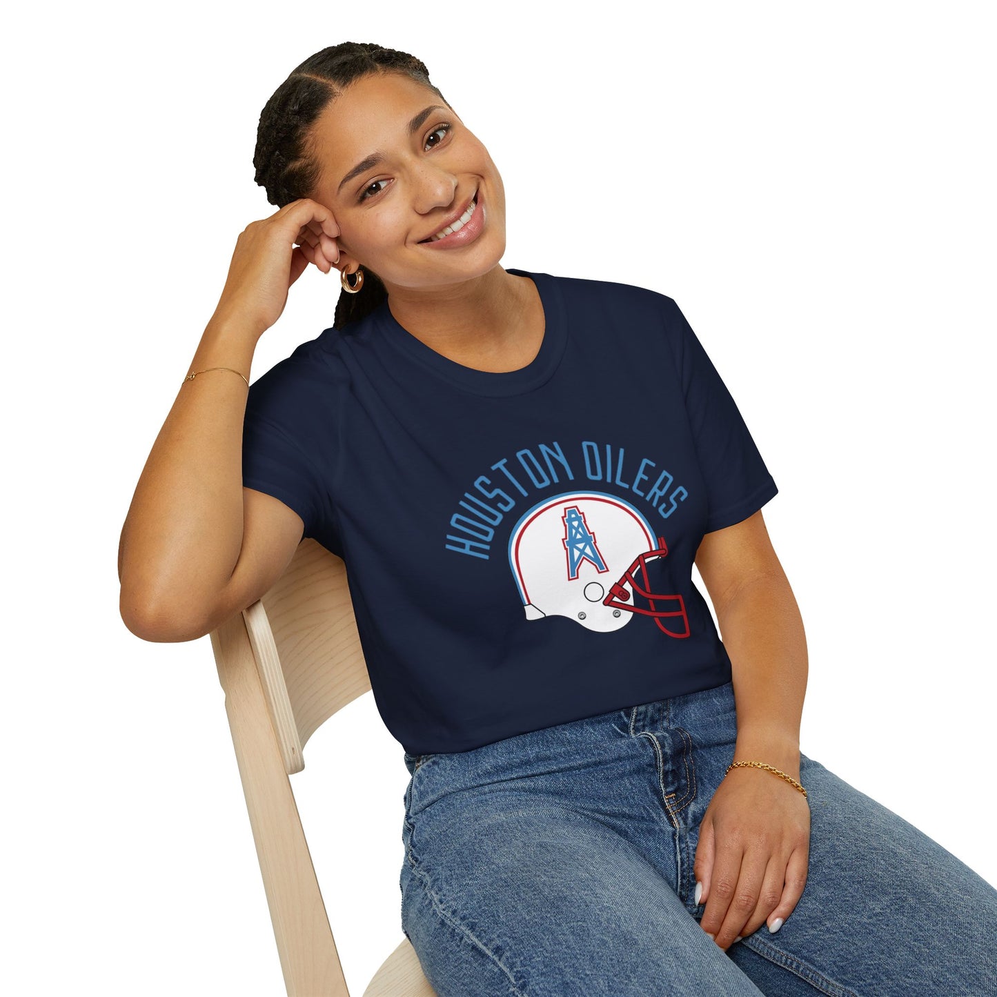 Houston Oilers Helmet Unisex Tee