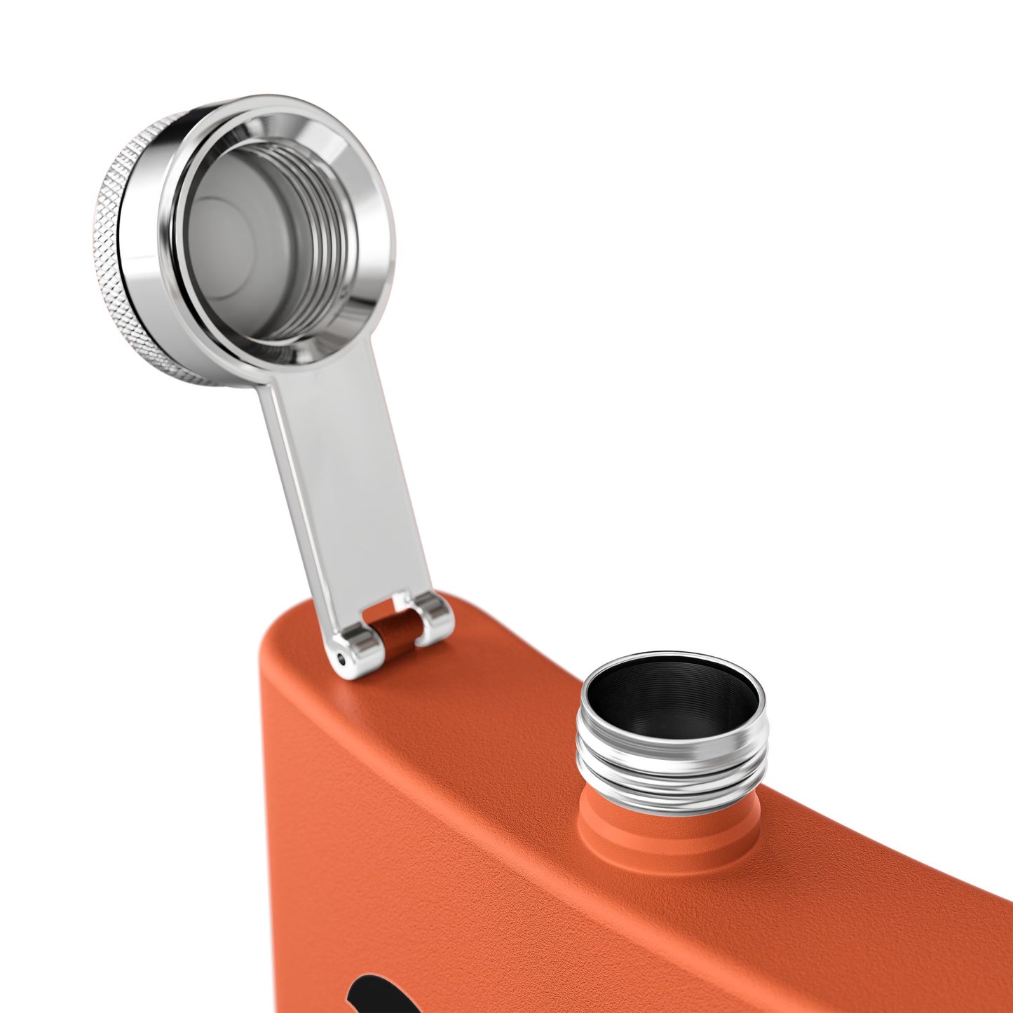Stainless Steel Flask, 6oz - Halloween Pumpkin