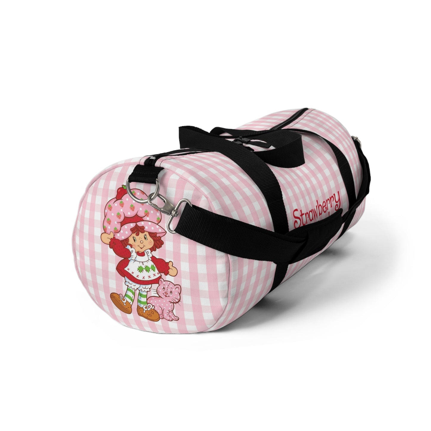 Strawberry Shortcake Gingham Duffel Bag