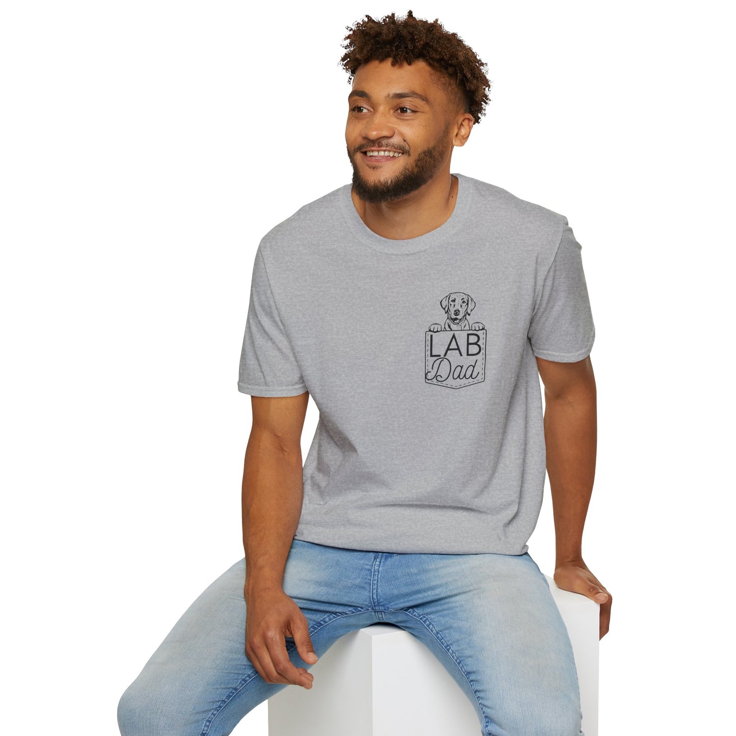 Lab Dad Faux Pocket T-Shirt